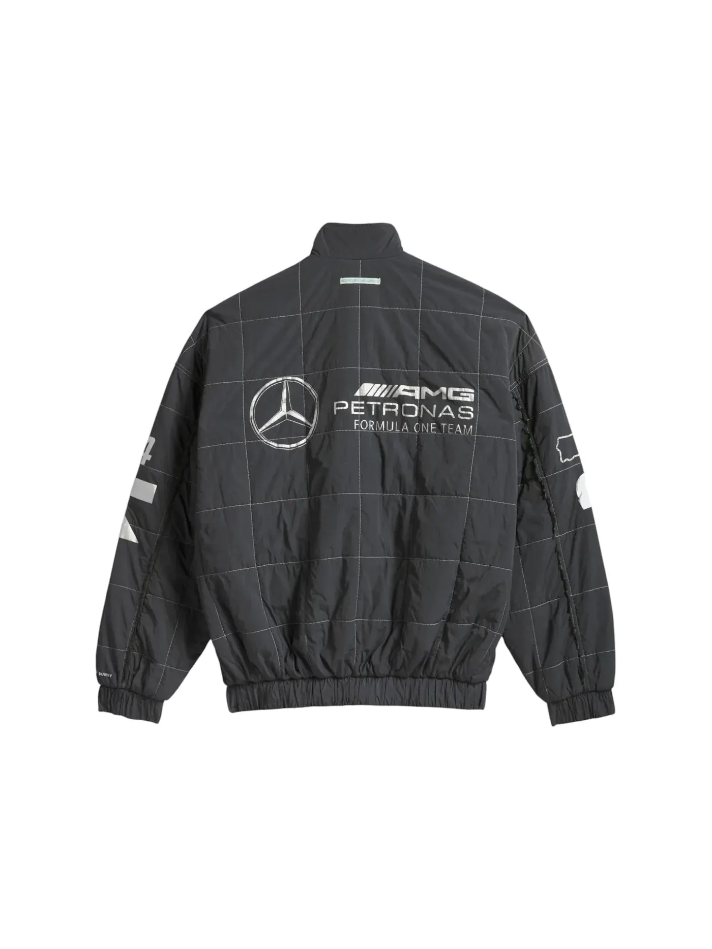 Мужская куртка с принтом Bad Bunny x Mercedes AMG F1 Jacket Adidas — изображение 2 из 2, серый