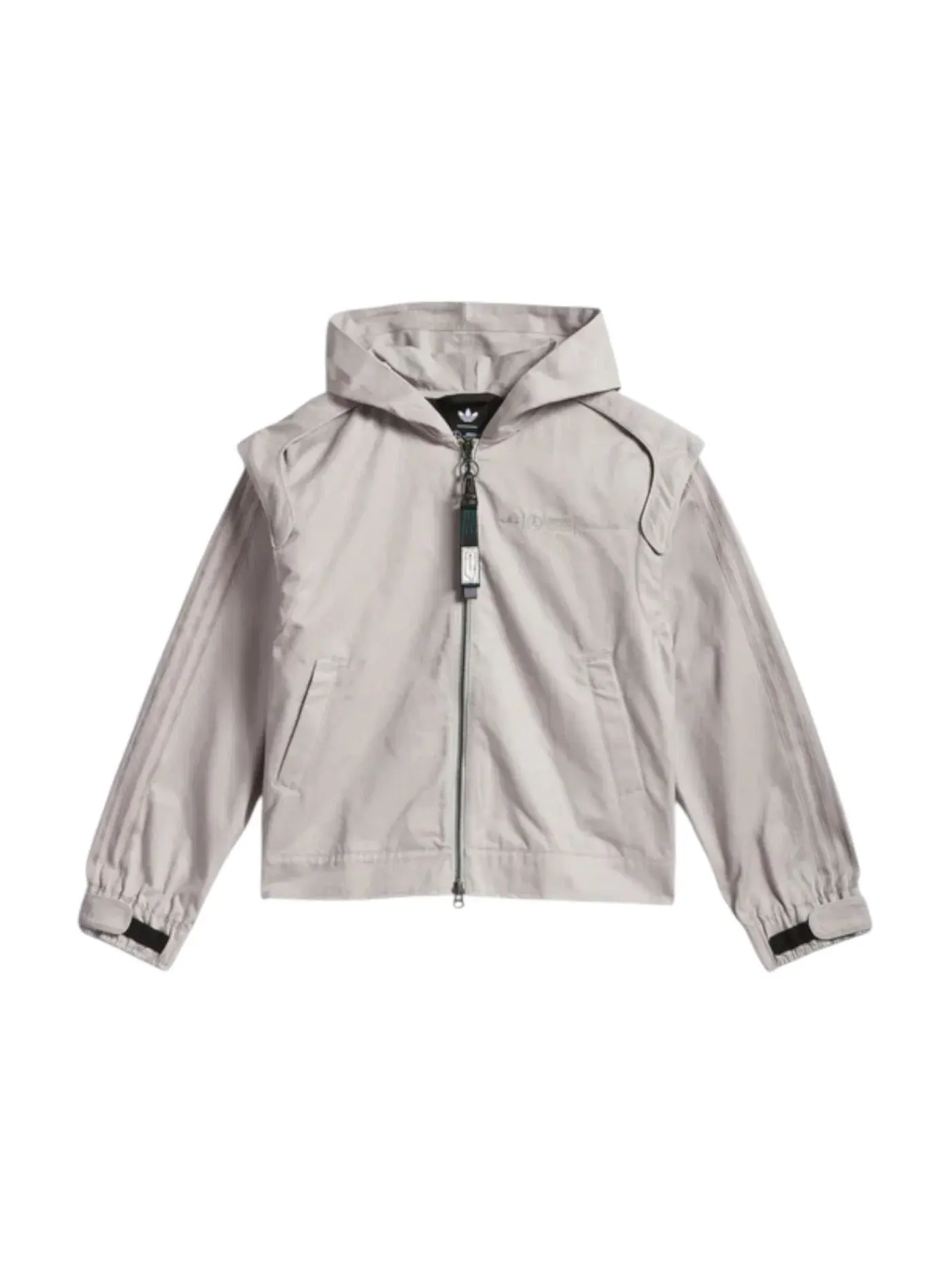 Мужская куртка с капюшоном-балаклавой Track Top Adidas — изображение 2 из 2, серый