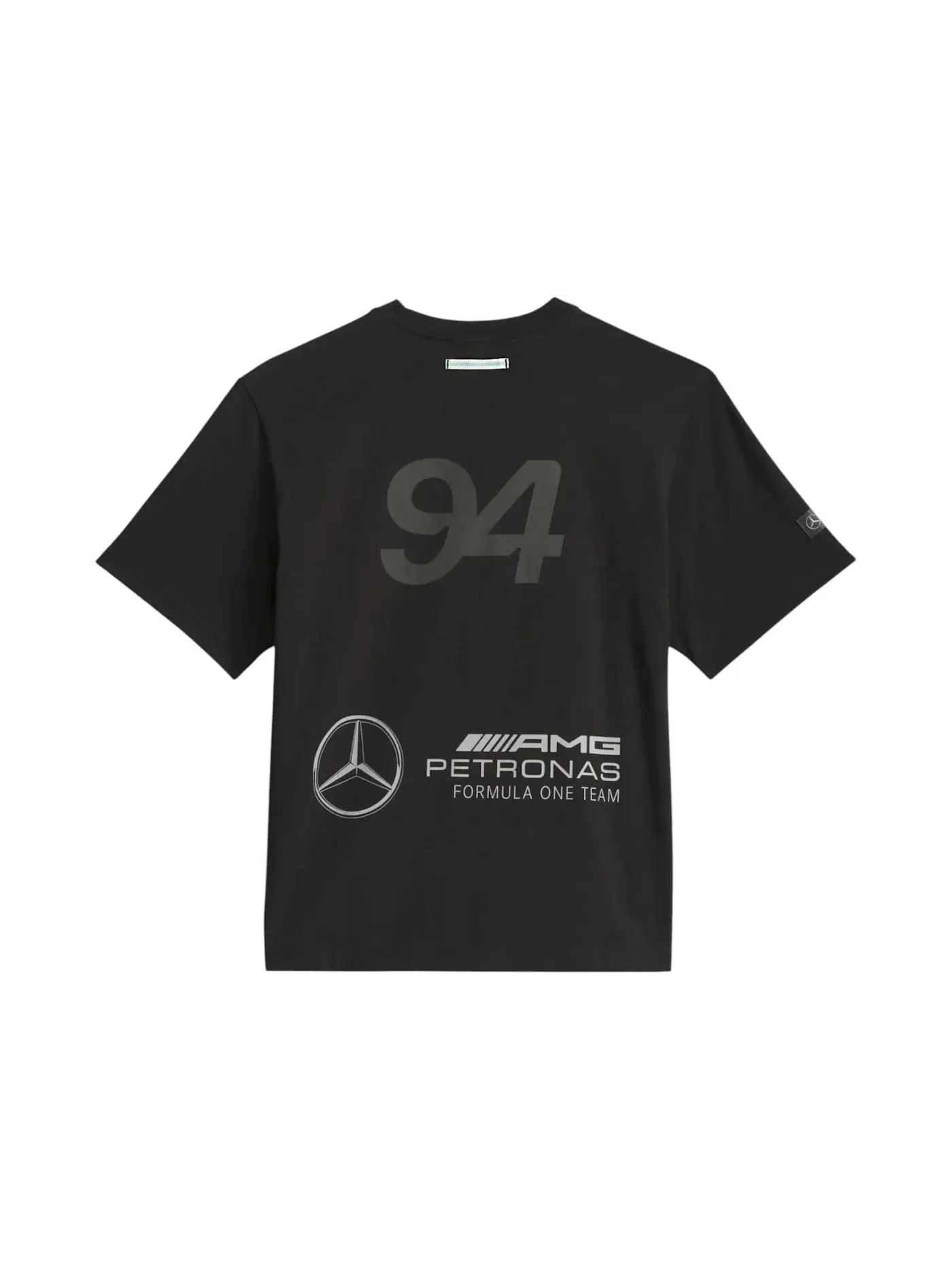 Мужская футболка с принтом Adidas x Bad Bunny x Mercedes AMG F1 T-Shirt — изображение 1 из 2, черный