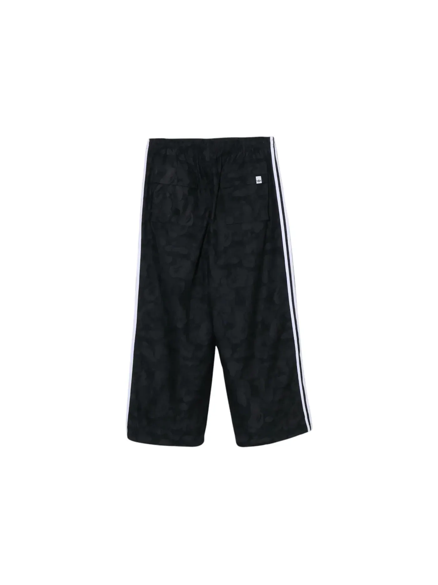 Мужские спортивные брюки с камуфляжным жаккардовым узором Adidas x BAPE Pants — изображение 2 из 2, черный