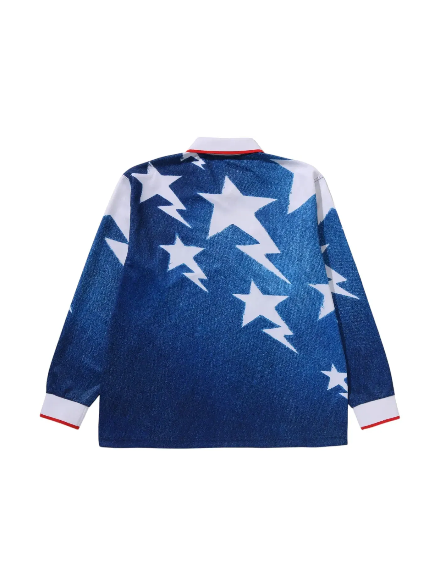 Мужская джерси с длинным рукавом Jersey Adidas — изображение 2 из 2, синий джинсовый синий