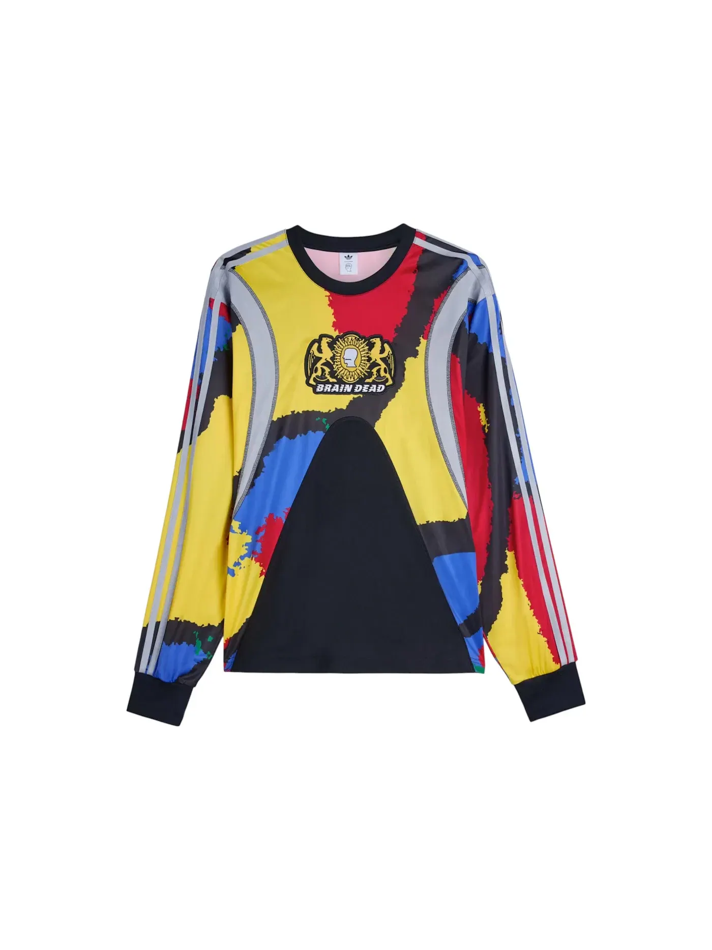 Мужская футболка с длинным рукавом Jersey Adidas — изображение 1 из 2, черный/желтый