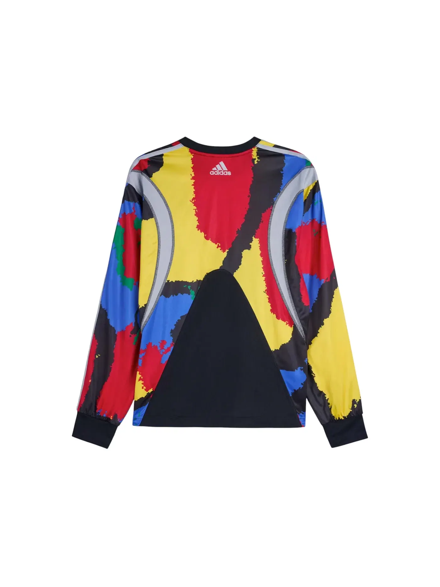 Мужская футболка с длинным рукавом Jersey Adidas — изображение 2 из 2, черный/желтый