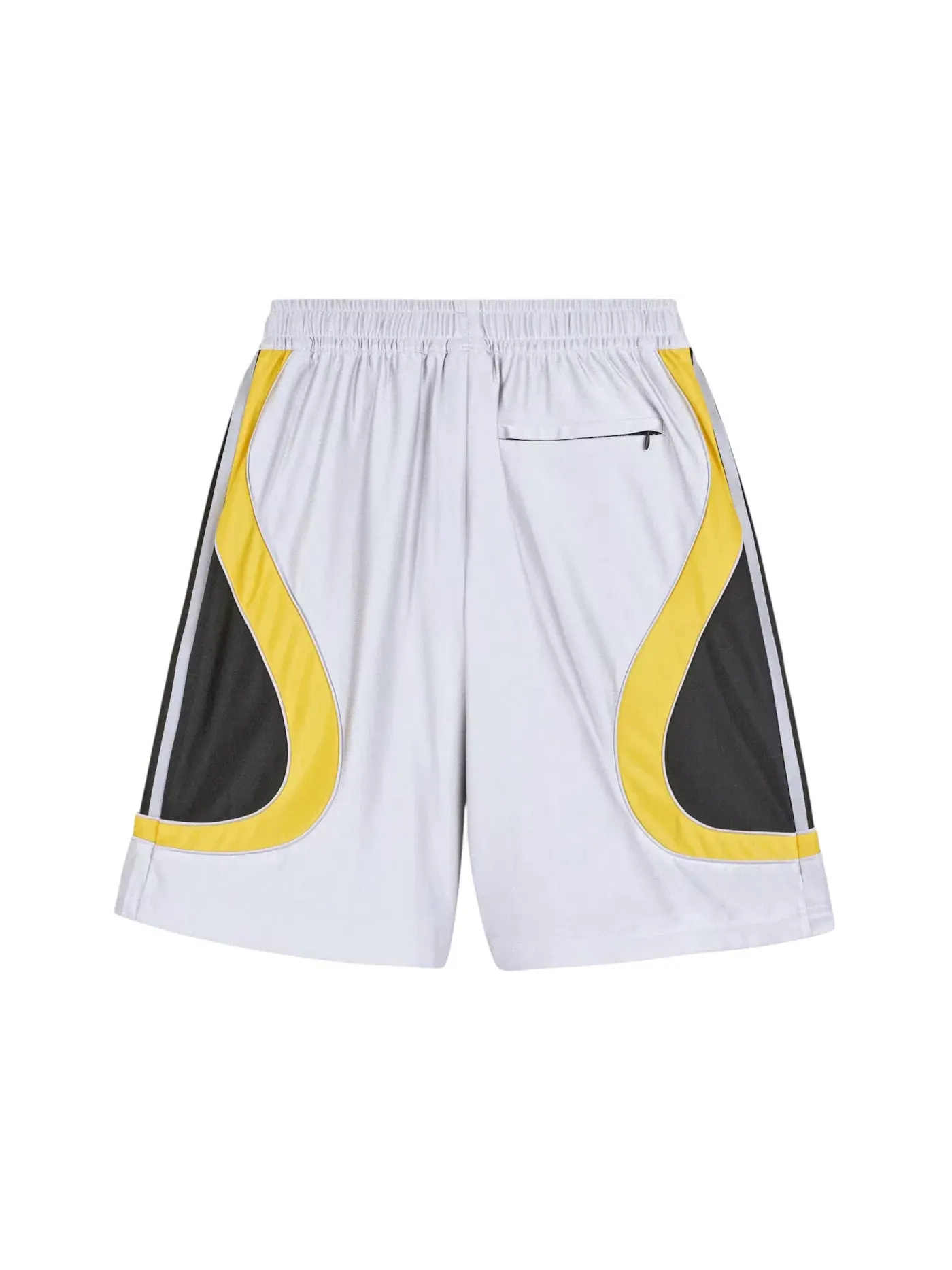 Мужские шорты с принтом Adidas x Brain Dead Shorts — изображение 2 из 2, серебристый металлик