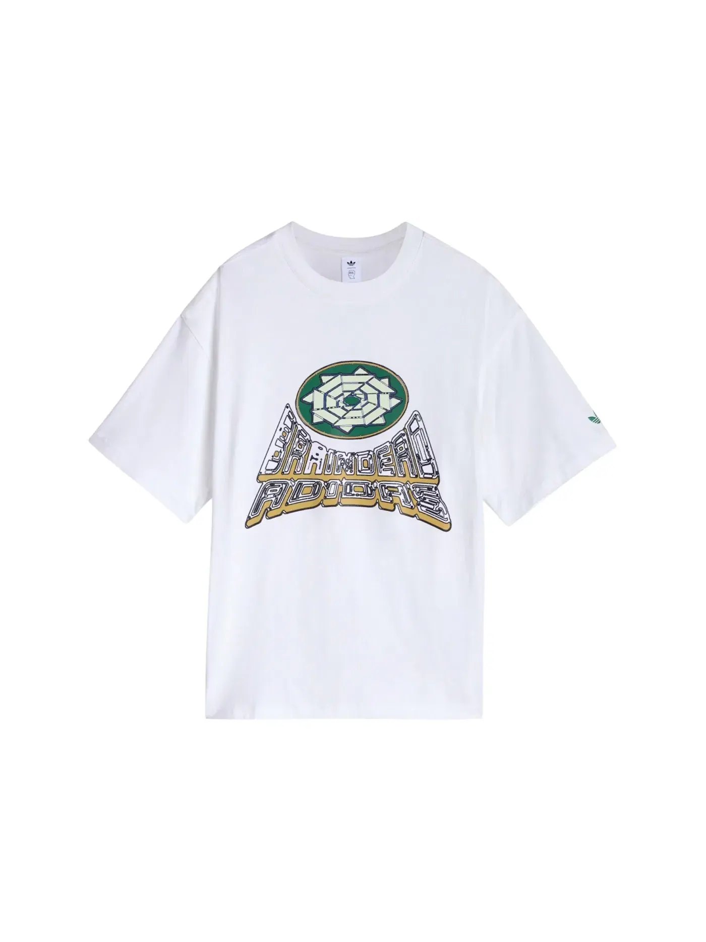 Мужская футболка с принтом Adidas x Brain Dead Tee — изображение 1 из 2, белый