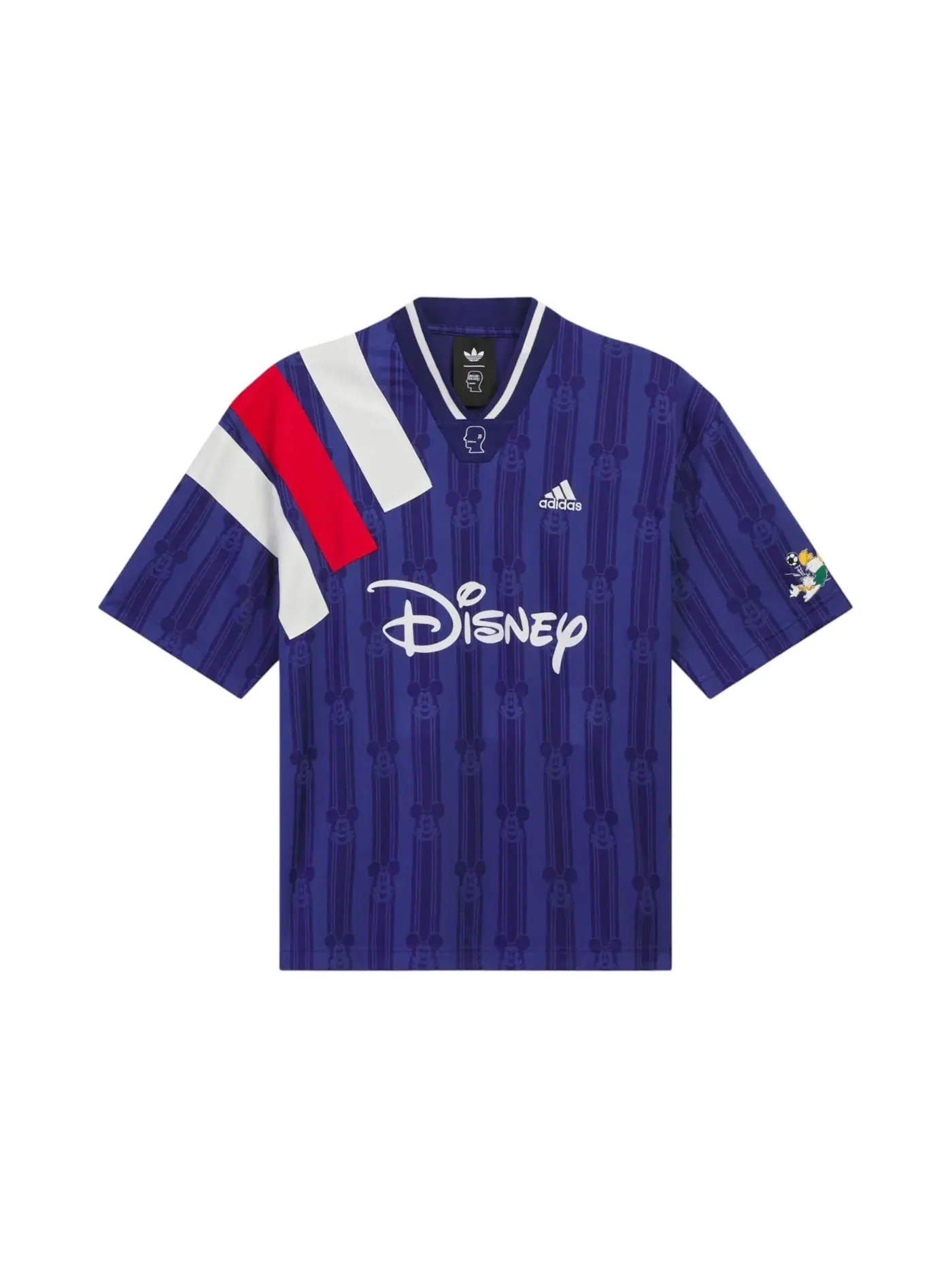 Мужская футбольная джерси с принтом Jersey Adidas — изображение 1 из 2, синий