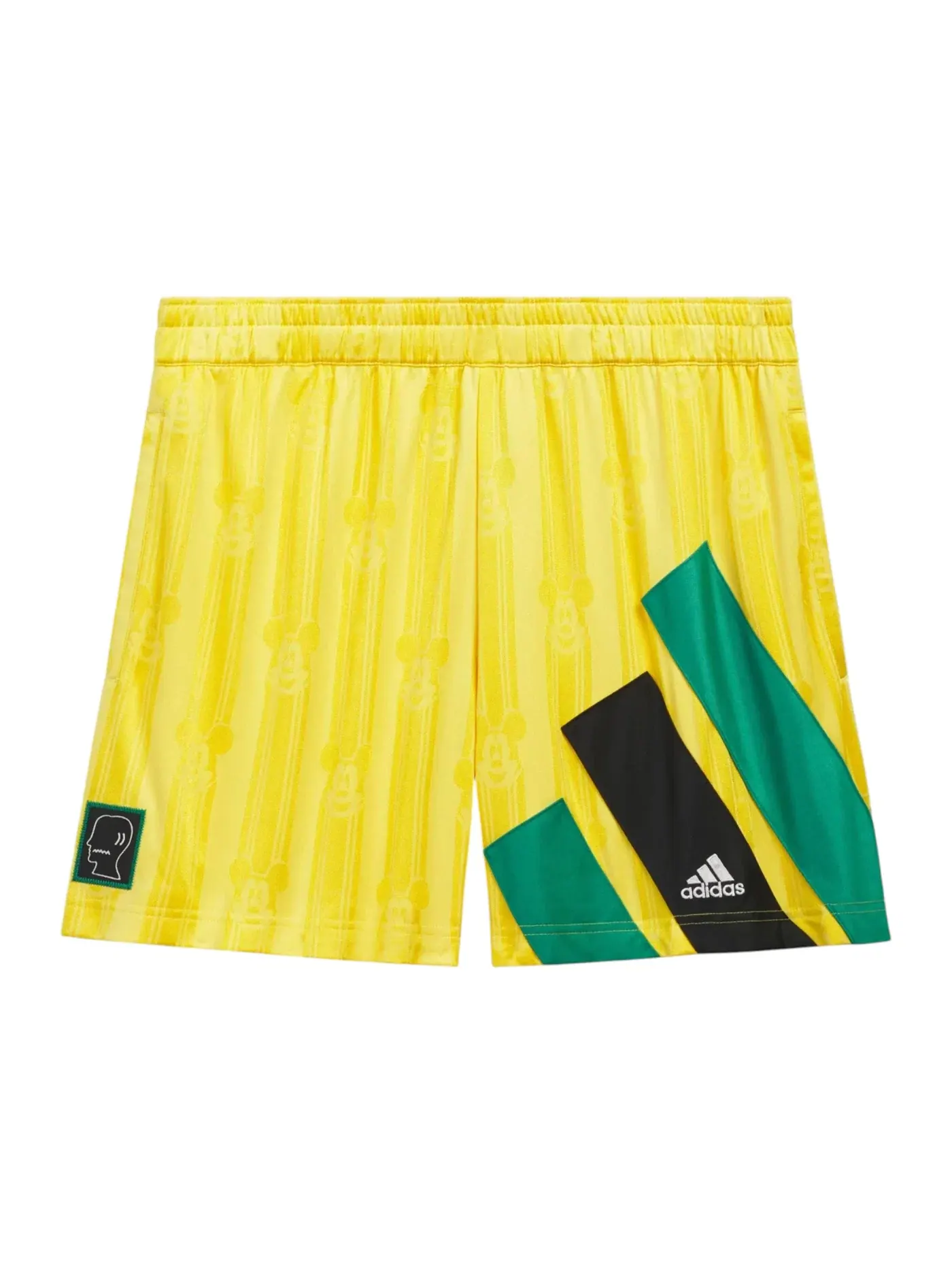 Мужские шорты с принтом Adidas x Brain Dead x Disney Shorts — изображение 1 из 2, золотистый