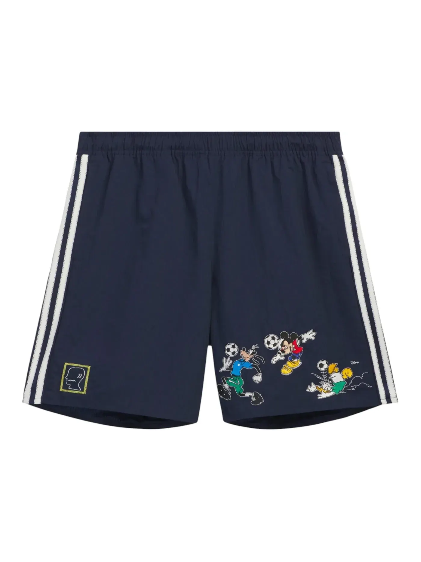 Мужские шорты с принтом Adidas x Brain Dead x Disney Shorts Collegiate Navy — изображение 1 из 2
