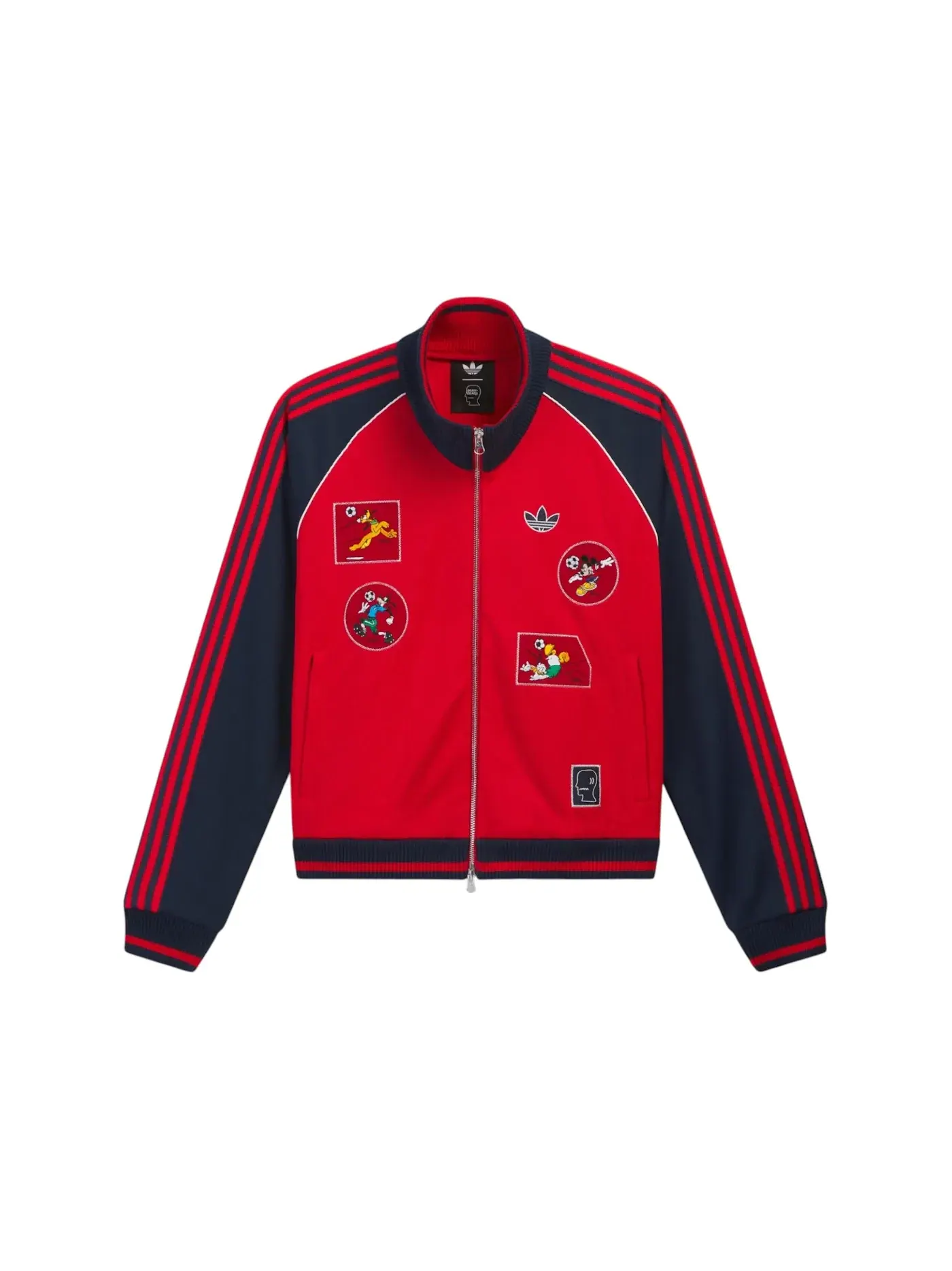 Мужская куртка-бомбер с принтом Adidas x Brain Dead x Disney Top — изображение 1 из 2, красный