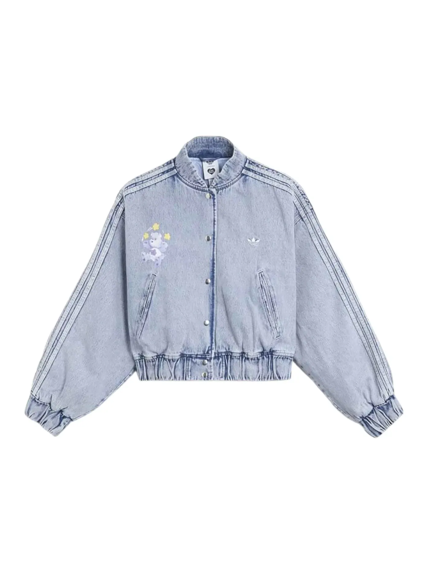 Мужская куртка-бомбер с принтом Adidas x Care Bears — изображение 1 из 2, синий