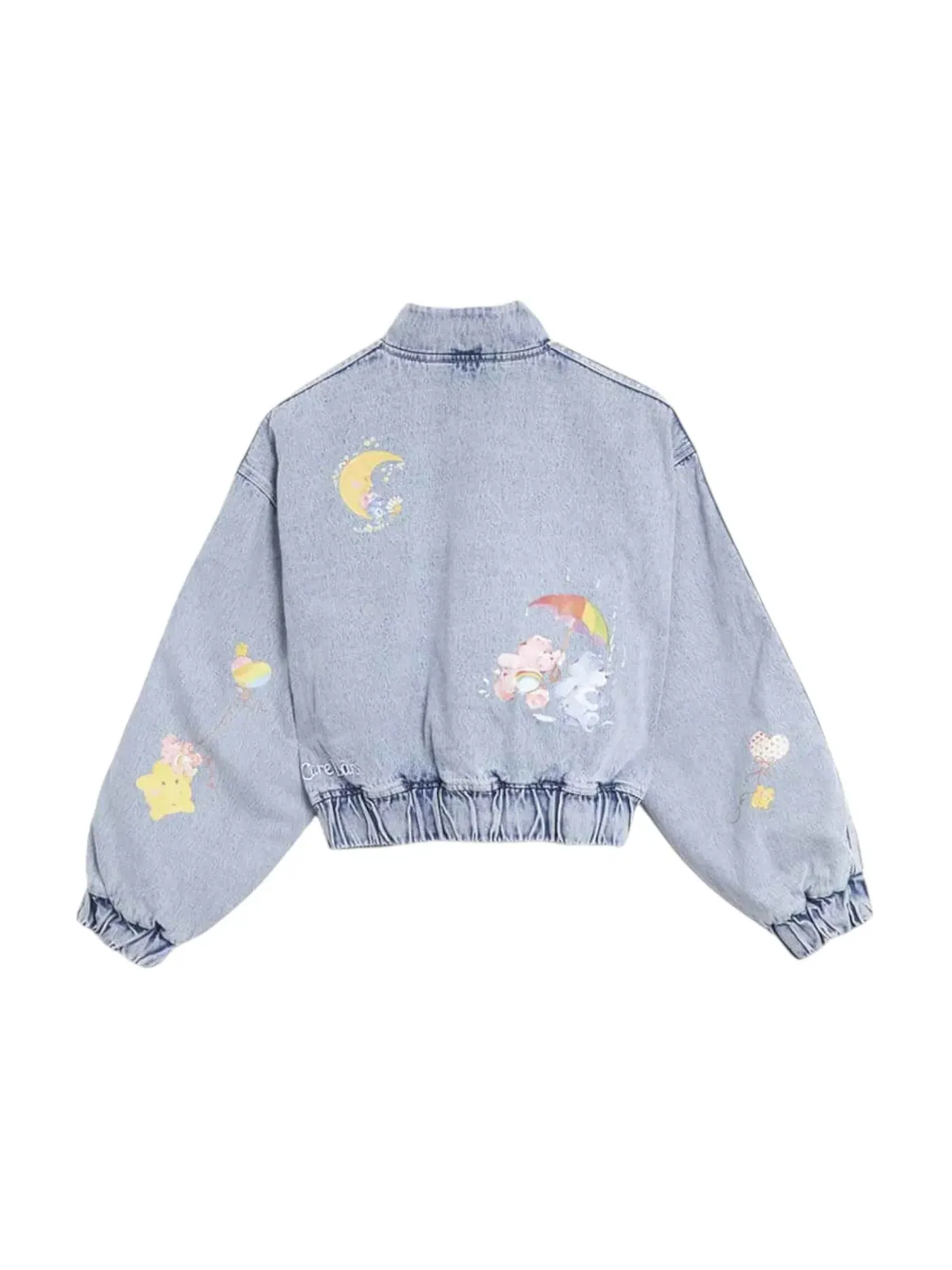 Мужская куртка-бомбер с принтом Adidas x Care Bears — изображение 2 из 2, синий