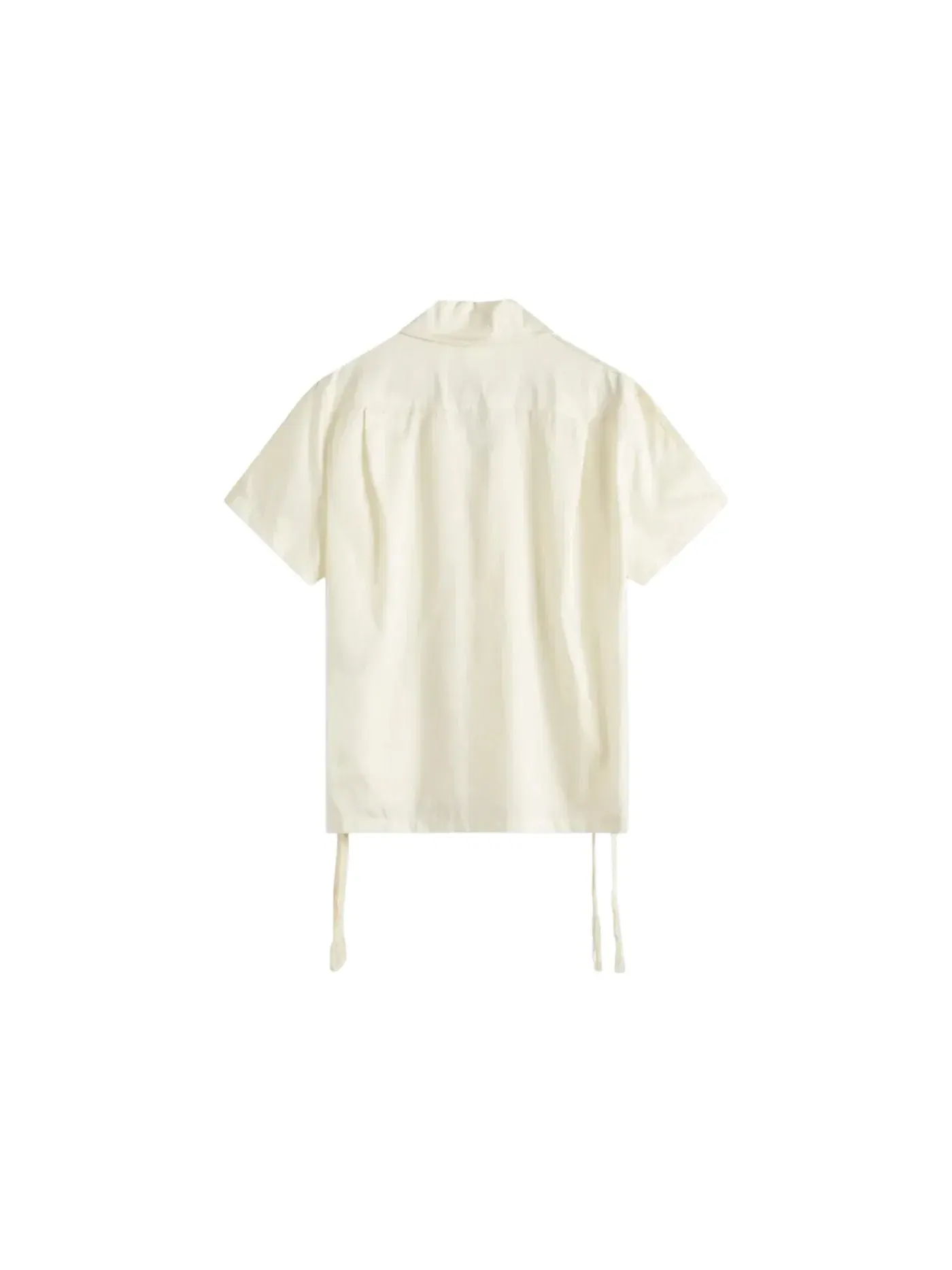 Унисекс рубашка с принтом Adidas x CLOT Shirt — изображение 2 из 2, кремовый белый