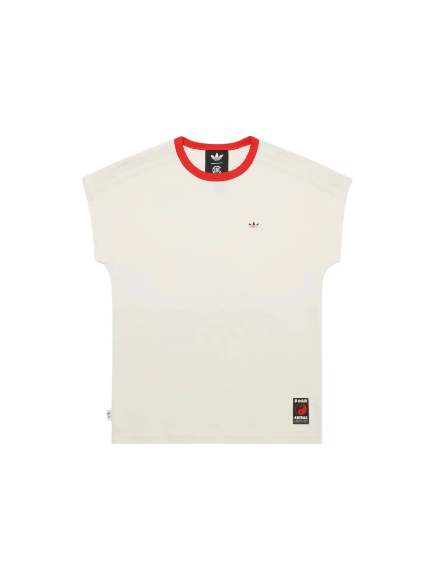 Мужская футболка с длинным рукавом Adidas x Clot Chinese New Year Collection by Edison Chen Dolman T-shirt, белый