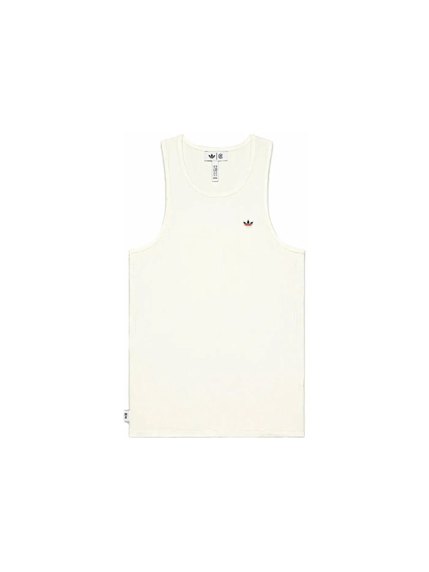 Женский топ-безрукавка с принтом Adidas x CLOT Edison Chen Rib Tank Top — изображение 1 из 2, белый