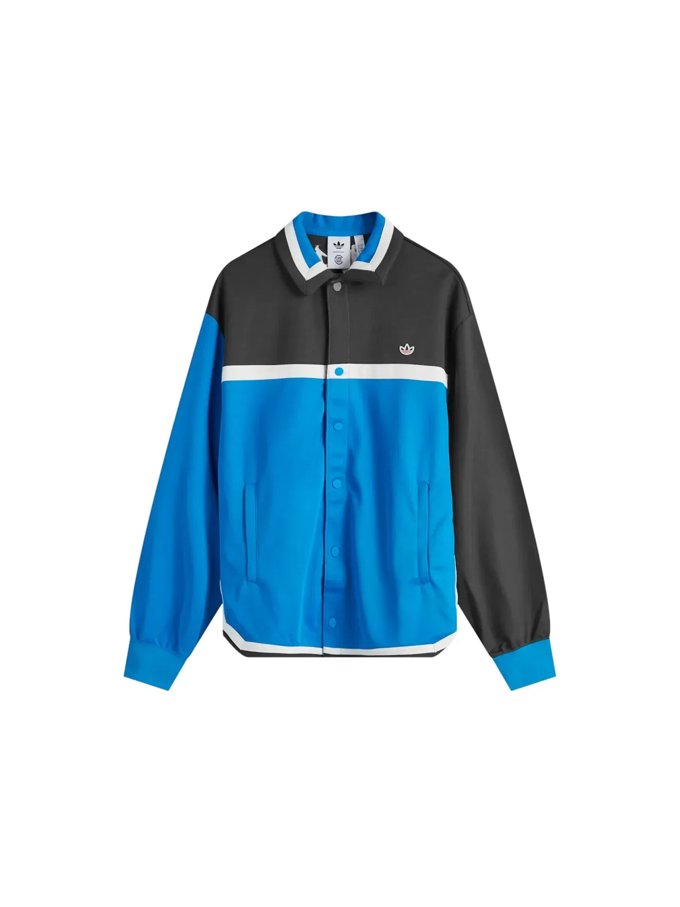 Мужская куртка с принтом Clot Woven Adidas — изображение 1 из 1, яркий синий