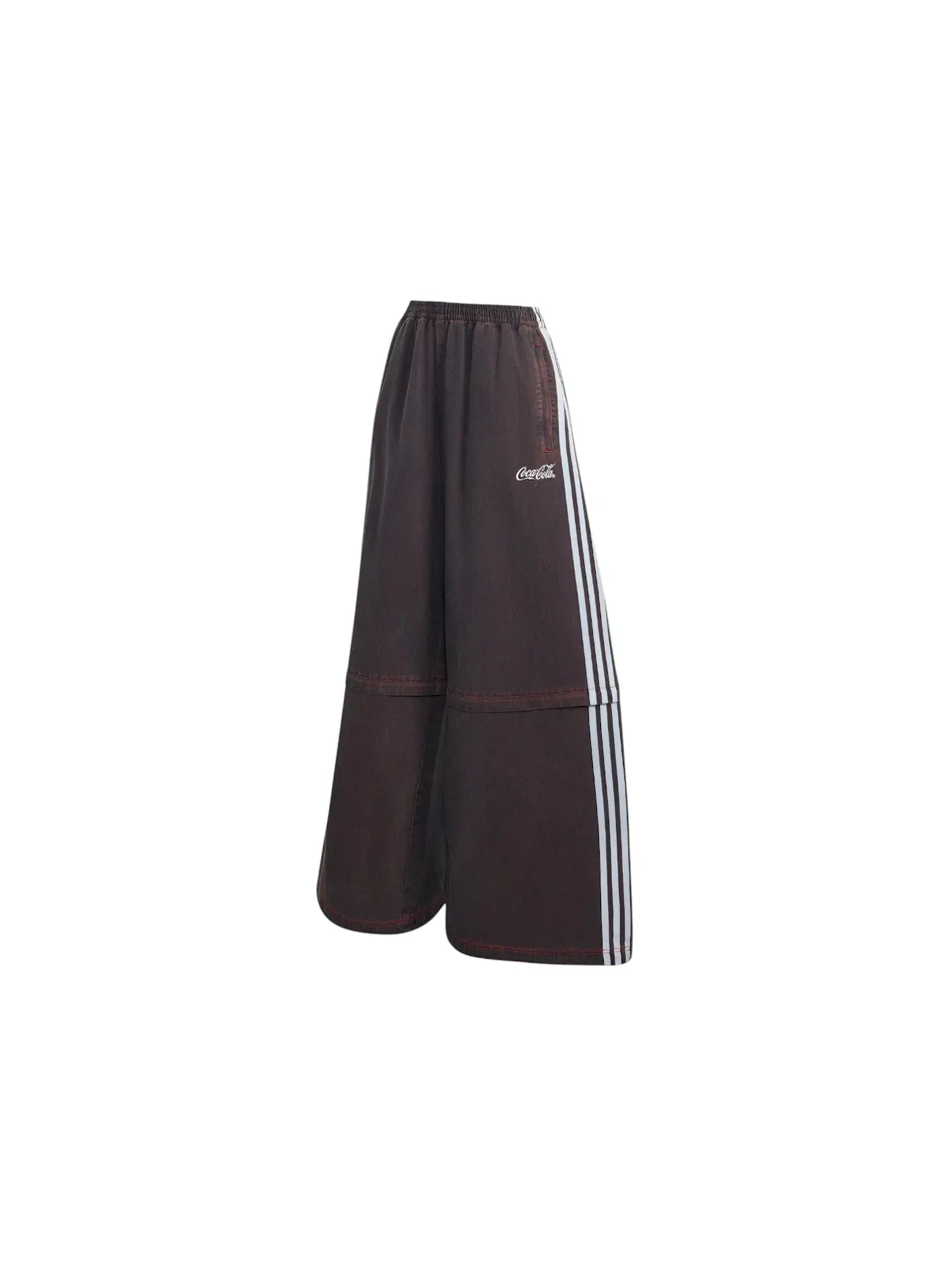Женские спортивные штаны с принтом Adilenium Firebird Adidas — изображение 1 из 1, красный