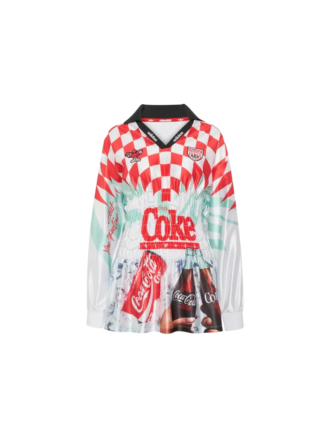 Женская футболка с принтом Jersey Adidas — изображение 1 из 1, белый/мульти