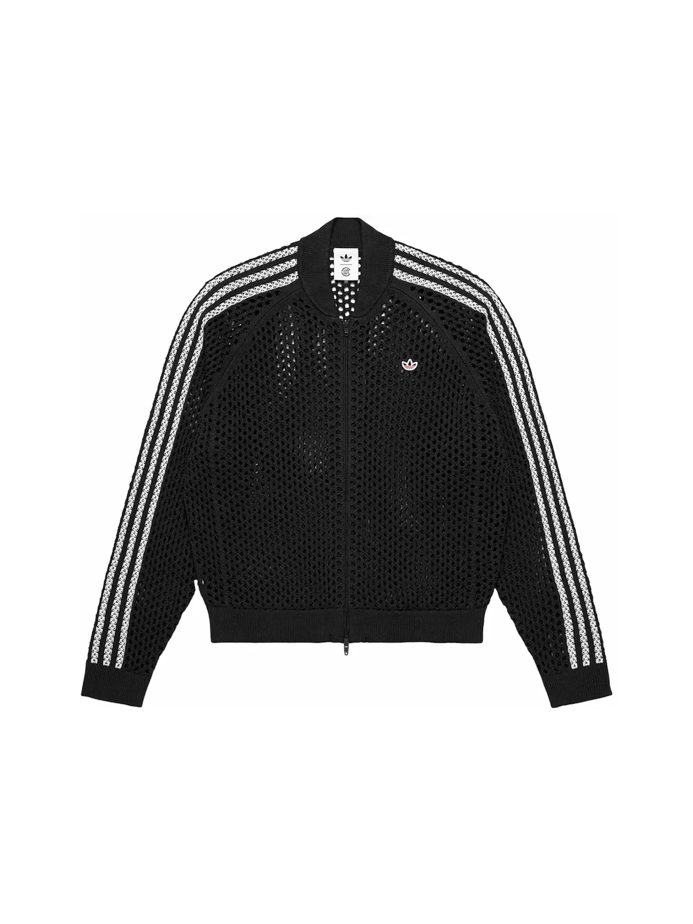 Унисекс-куртка Adidas x Edison Chen Crochet Track Top — изображение 1 из 2, угольный