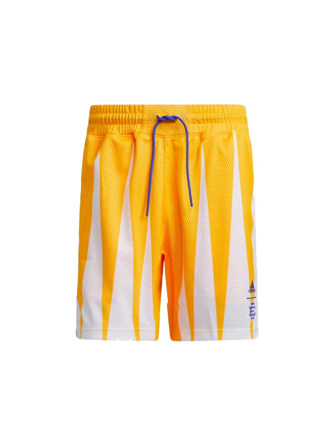Мужские шорты с принтом Adidas x Eric Emanuel Hoops Summer Essentials — изображение 1 из 1, золотистый