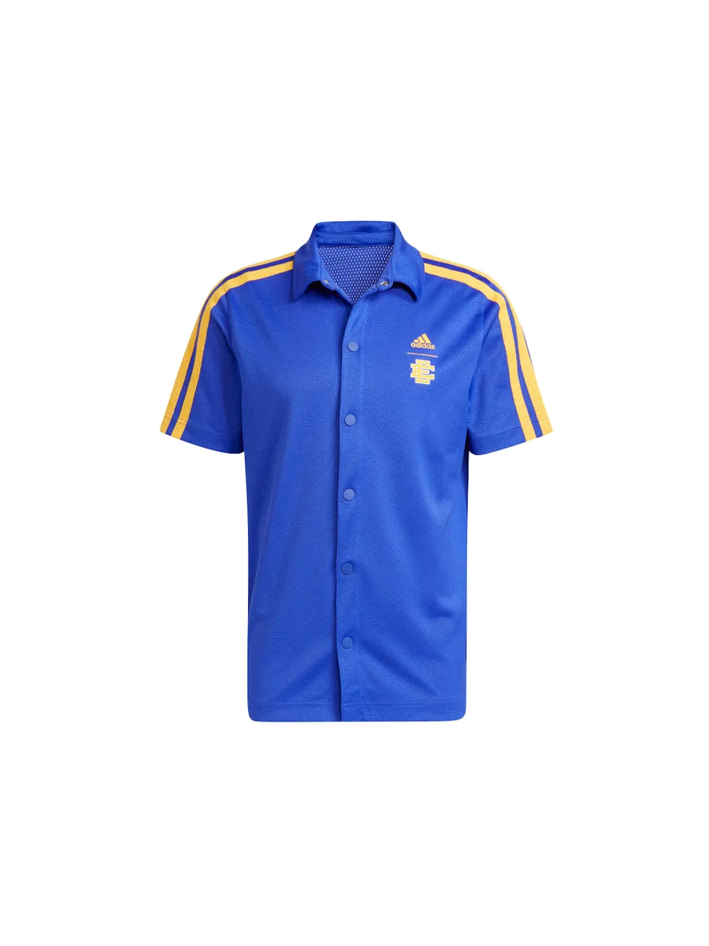 Мужская футболка с принтом Adidas x Eric Emanuel Hoops Summer Essentials Snap Shooter Tee, Sonic Ink — изображение 1 из 1