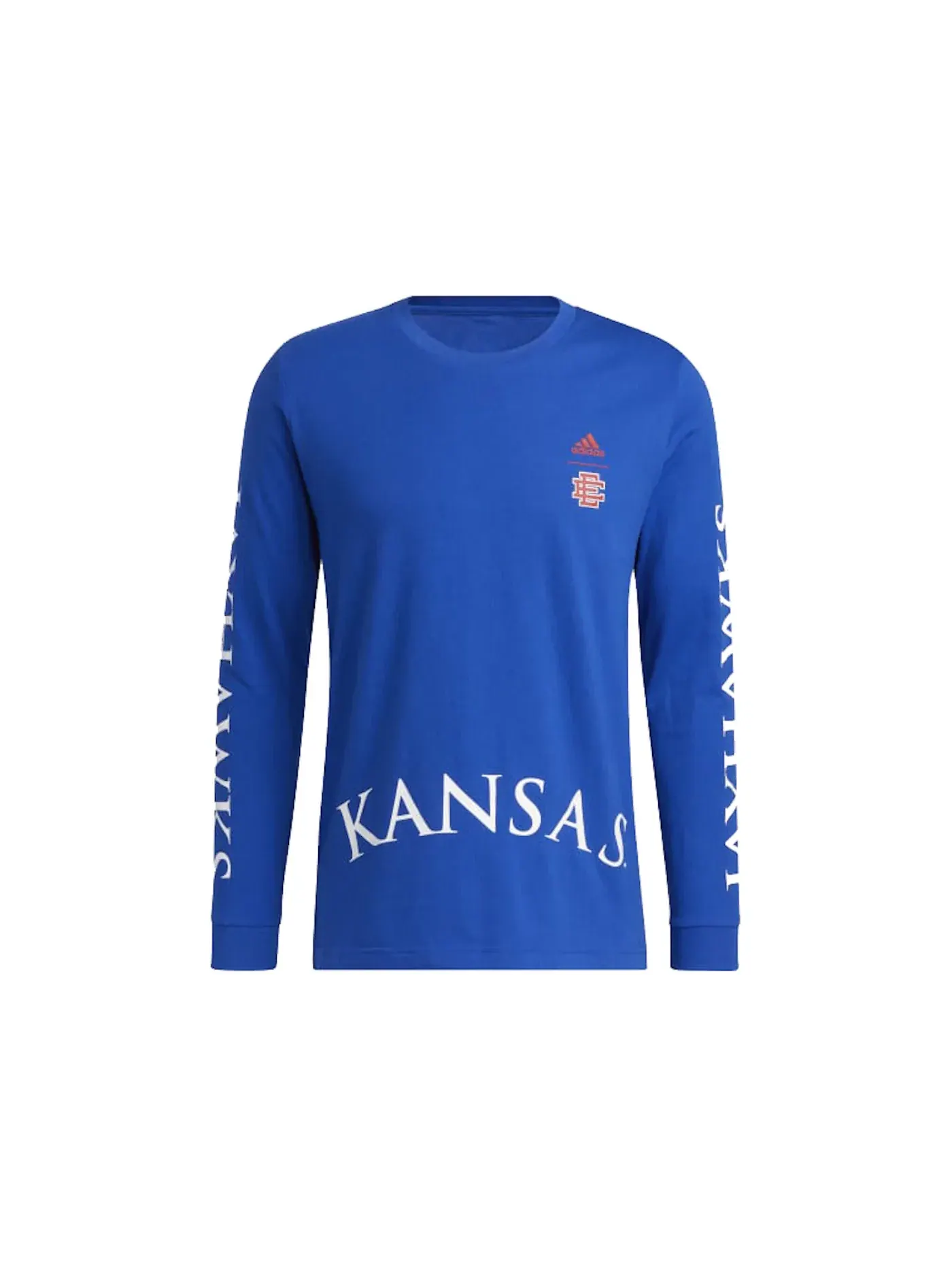 Мужская футболка с длинным рукавом L/S Tee Adidas — изображение 1 из 1, синий
