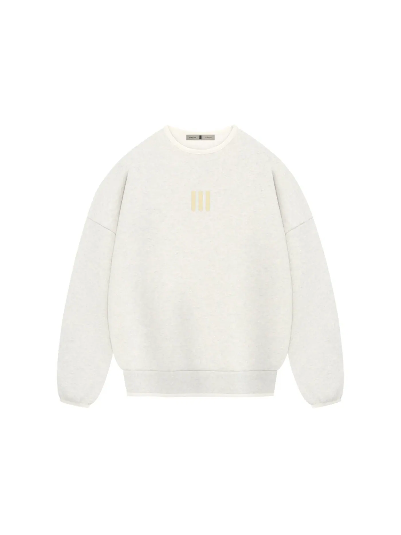 Мужской свитшот с длинным рукавом Adidas x Fear of God Athletics Crew Neck Sweatshirt — изображение 1 из 2, овсяный