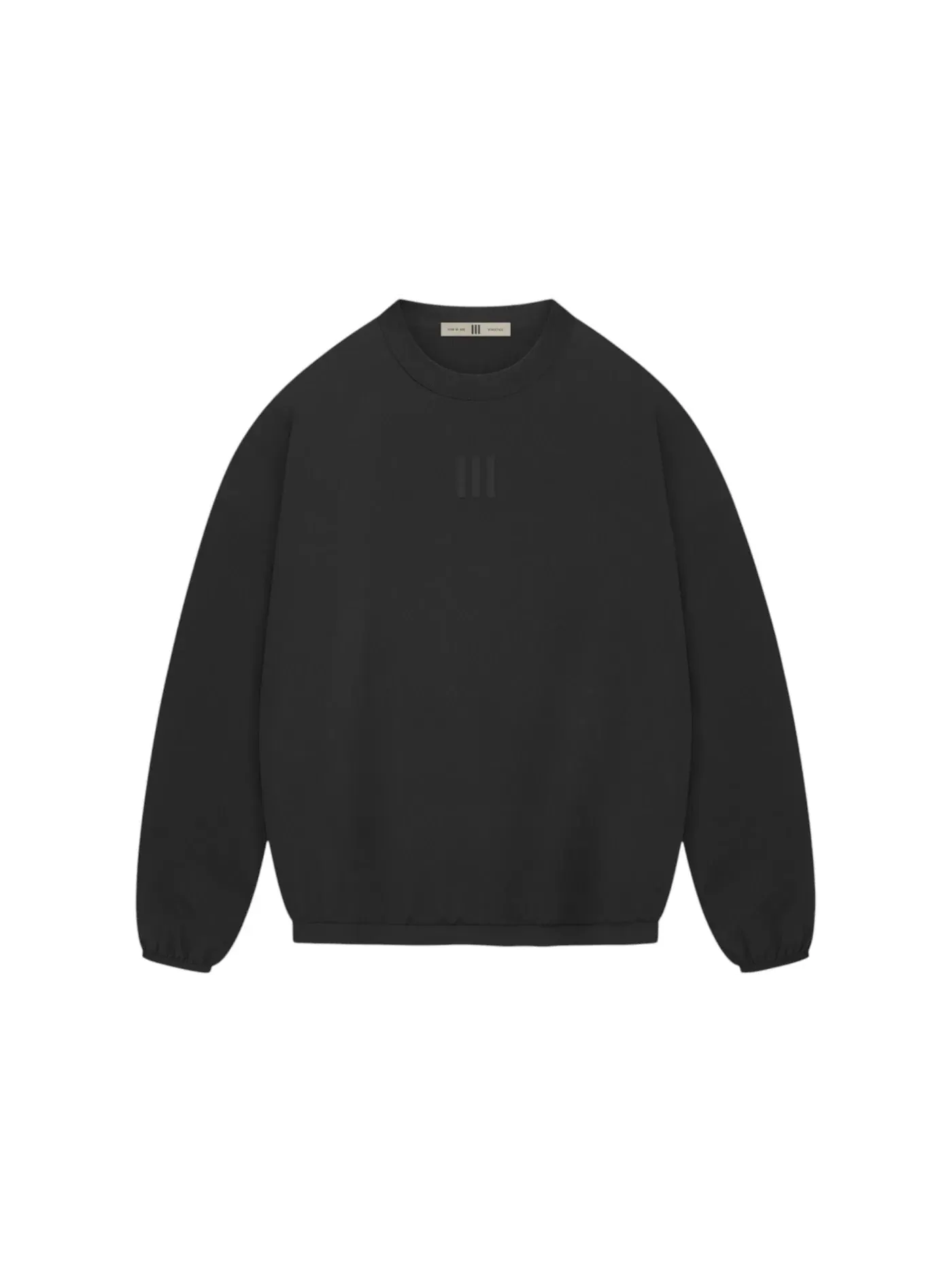 Мужской свитшот с круглым вырезом Adidas x Fear of God Athletics Sweatshirt — изображение 1 из 2, черный