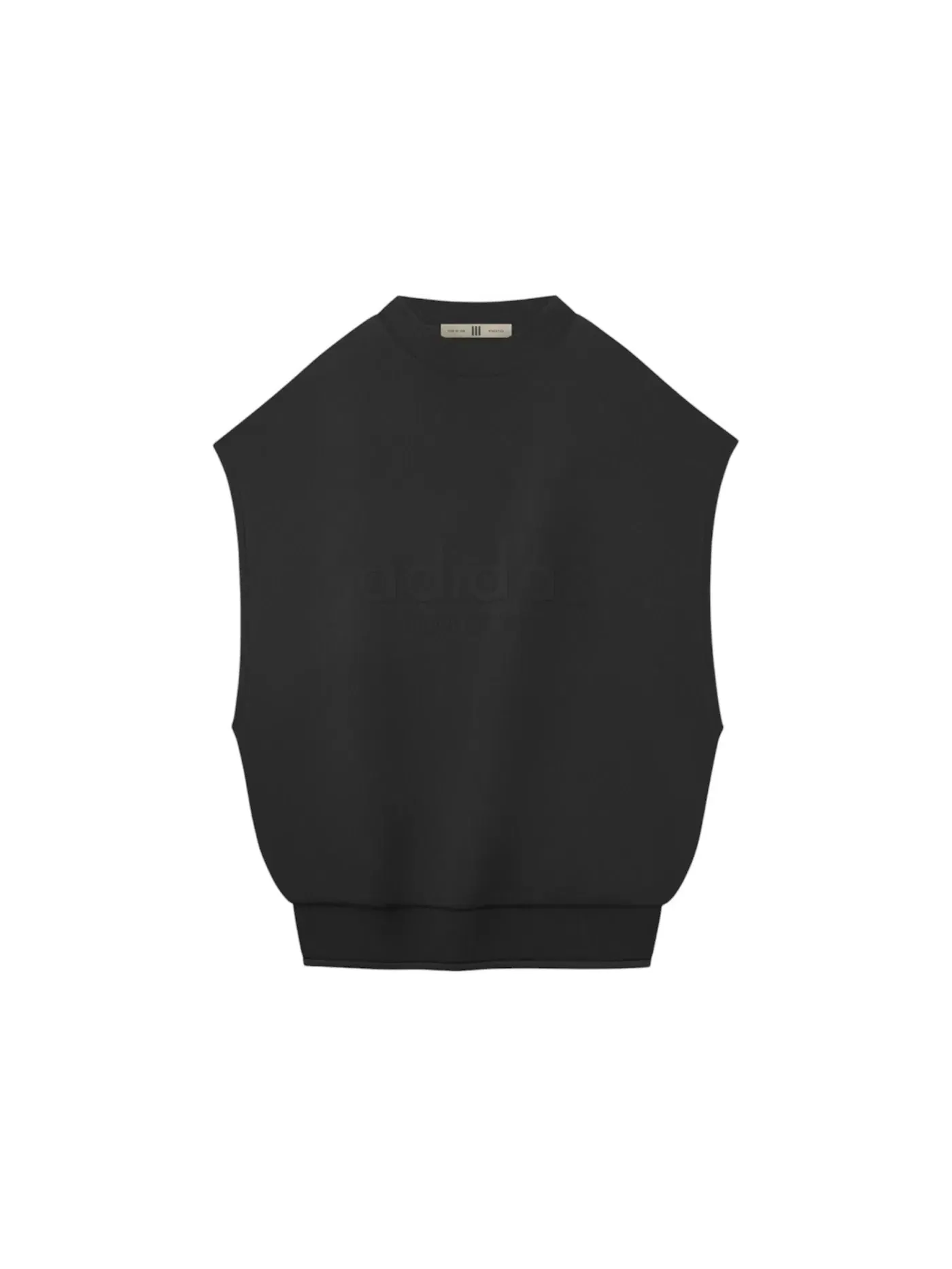 Мужской мускул-свитшот с принтом Fear of God Athletics Adidas — изображение 1 из 3, черный