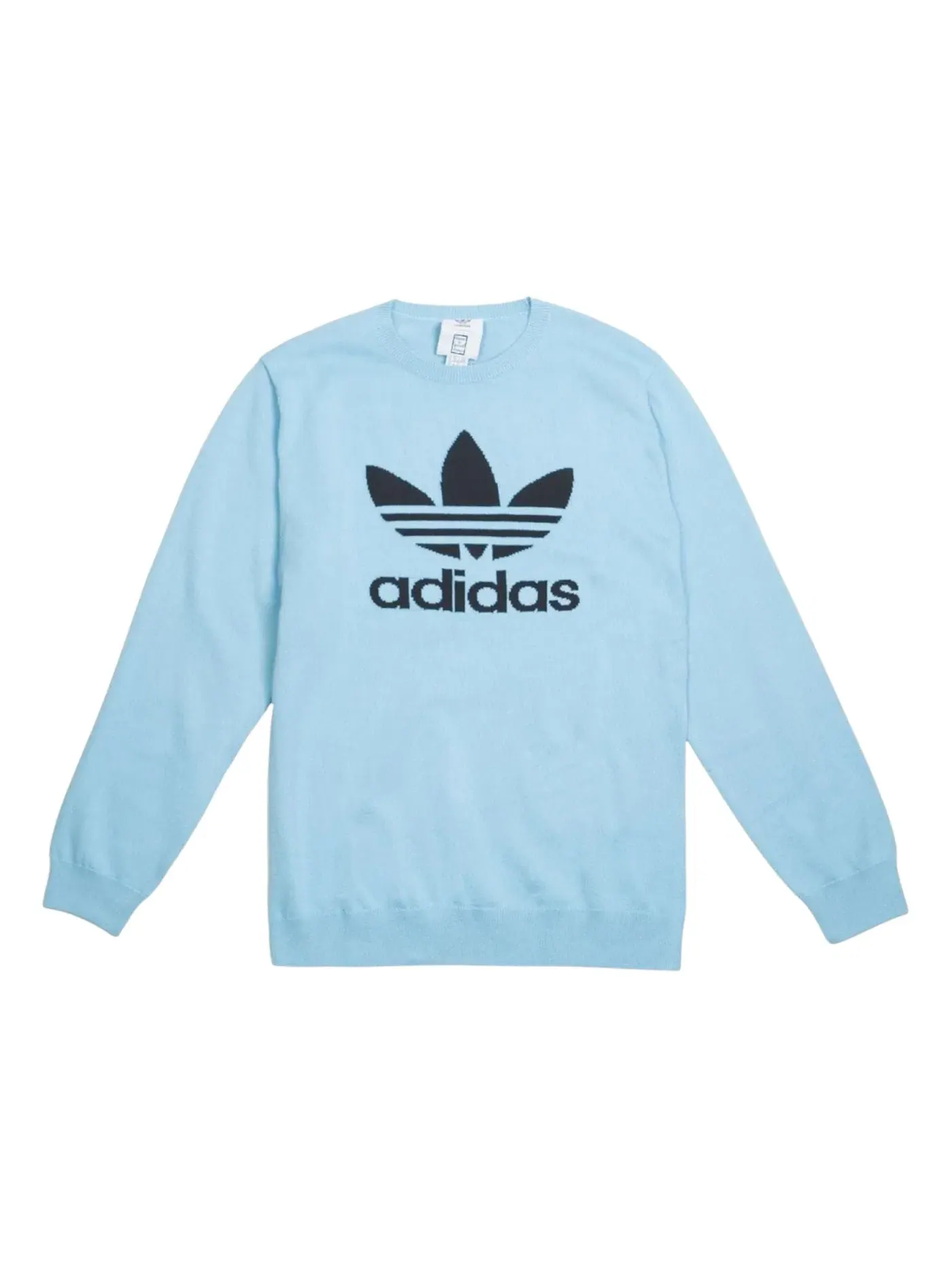 Мужской свитшот летний трикотажный Adidas — изображение 1 из 2, синий/прозрачный синий