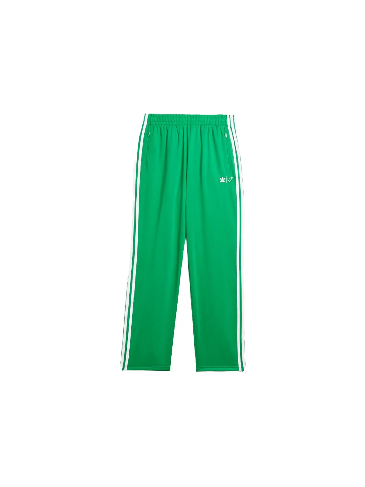 Мужские спортивные штаны с принтом Adidas x Human Made Firebird Track Pants — изображение 1 из 2, зеленый