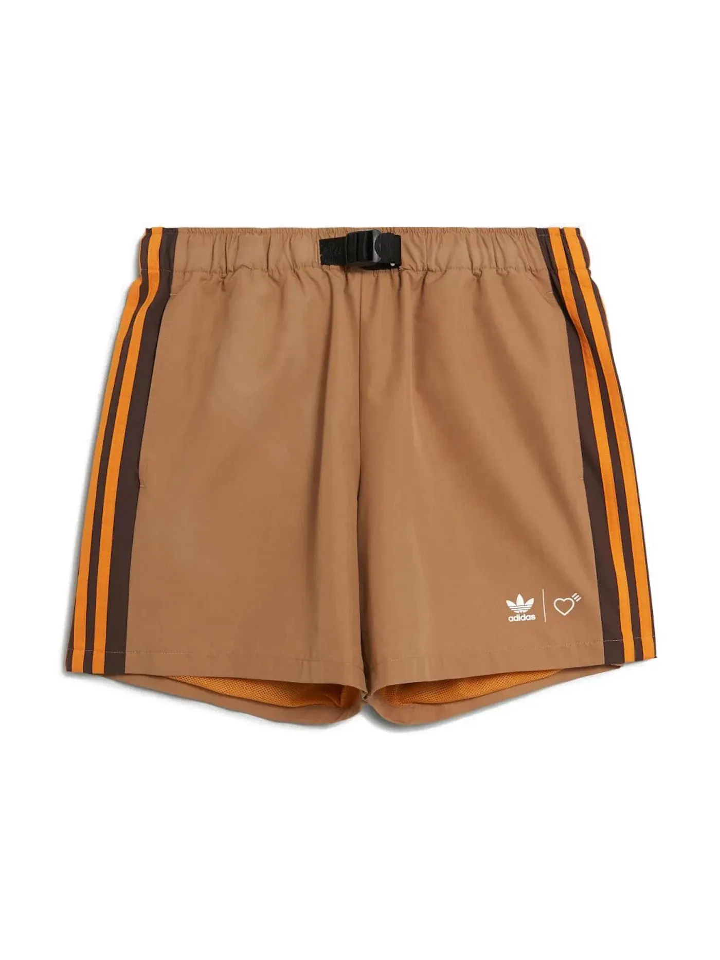 Мужские шорты с принтом Adidas x Human Made Shorts — изображение 1 из 2, коричневый