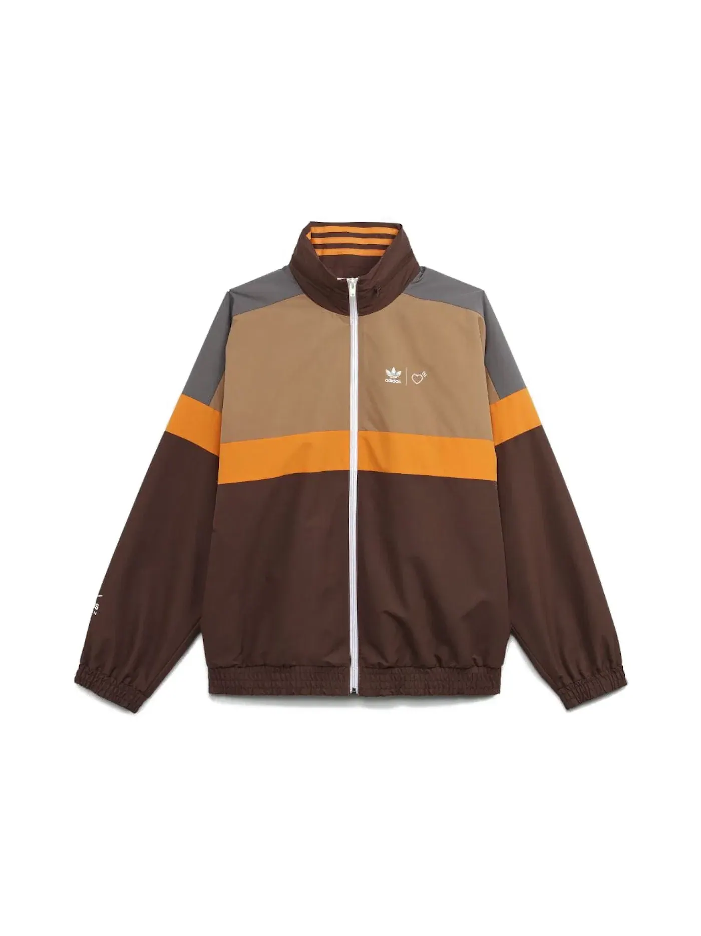Мужская ветровка Adidas x Human Made Jacket — изображение 1 из 2, коричневый