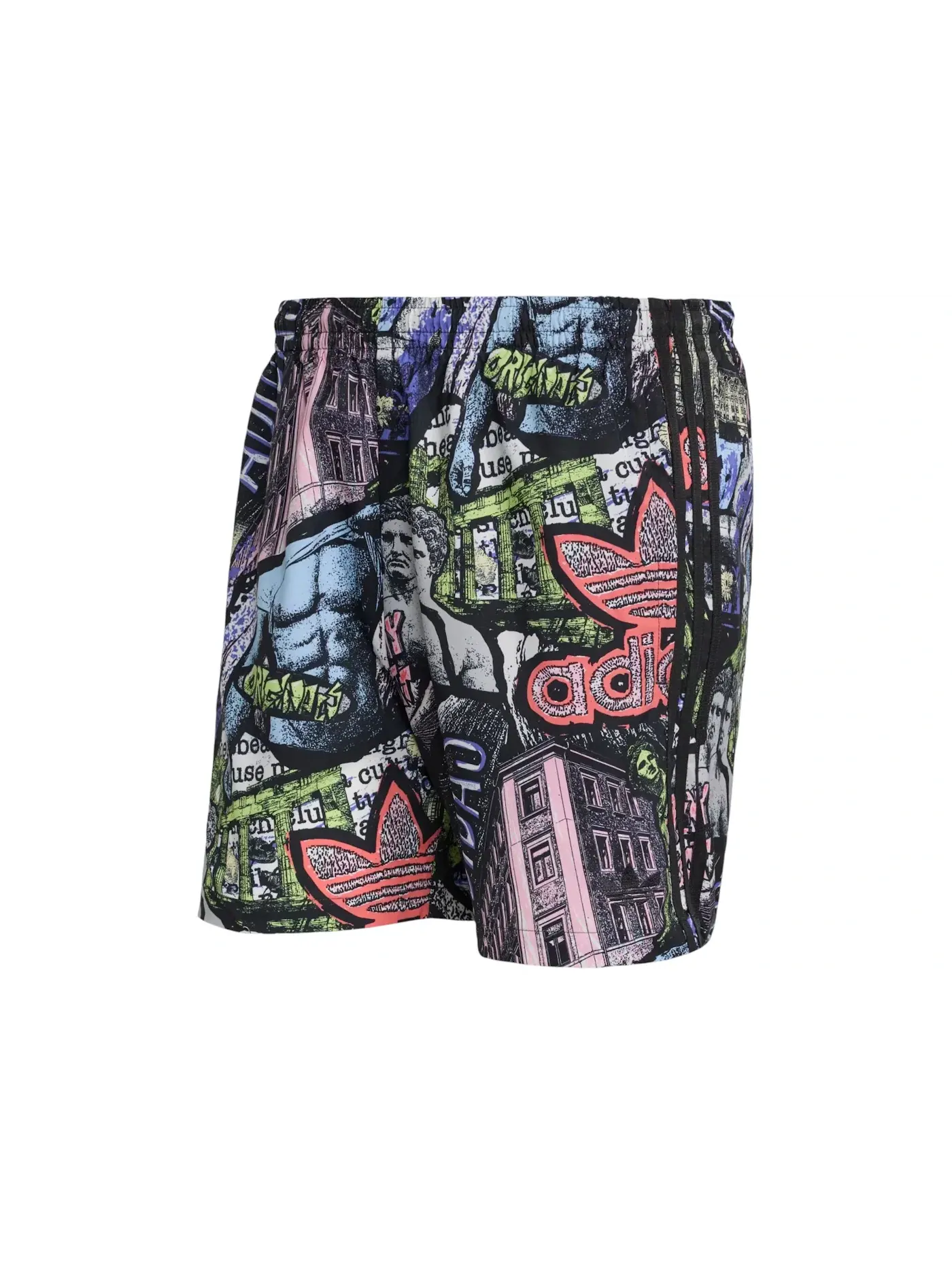 Мужские шорты с принтом Adidas x Jeremy Scott Shorts Multicolor — изображение 1 из 1, мульти