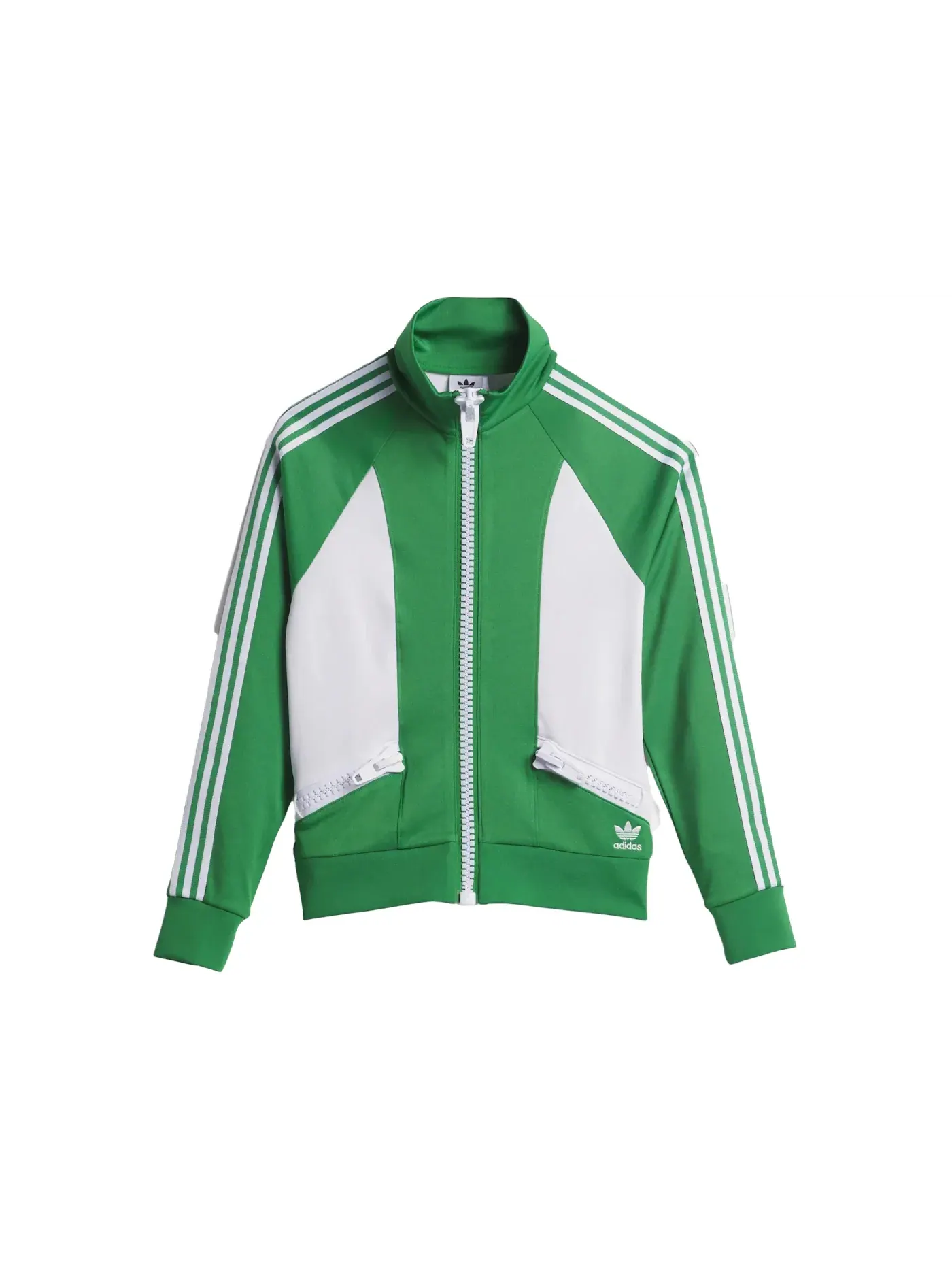 Мужская куртка с молнией Adidas x Jeremy Scott Big Zipper — изображение 1 из 1, зеленый