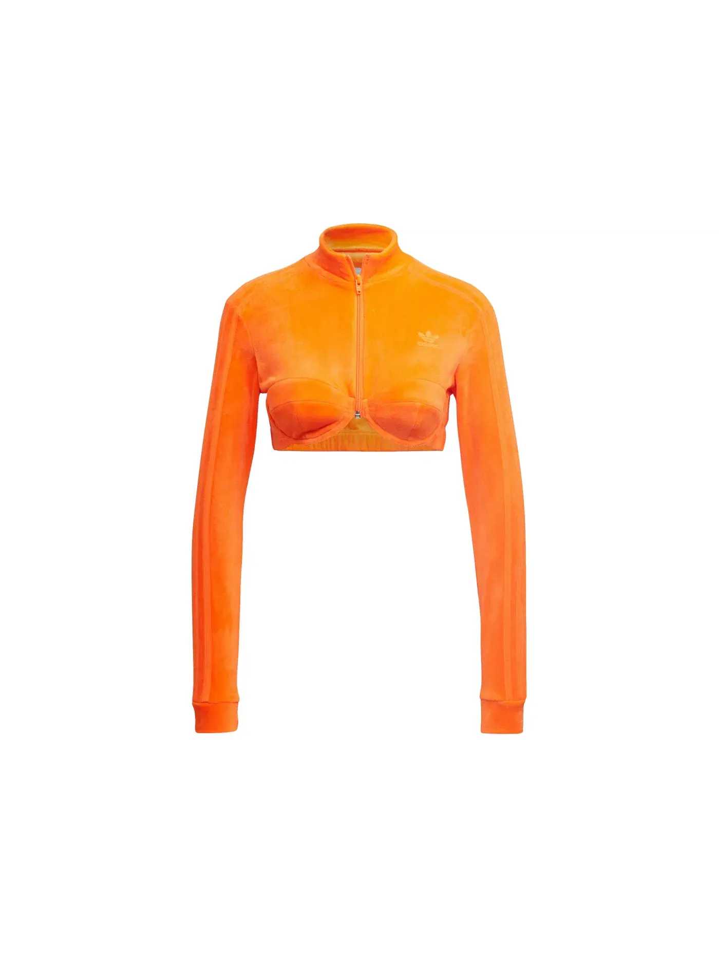 Женская футболка Jeremy Scott Track Top App Signal Orange Adidas — изображение 1 из 2, оранжевый