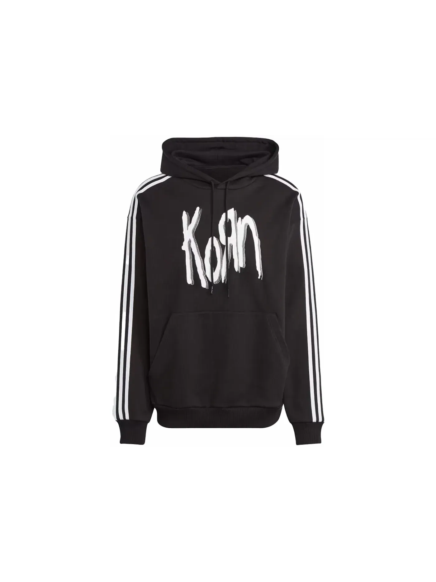 Мужская худи с принтом Hoodie Adidas — изображение 1 из 1, черный