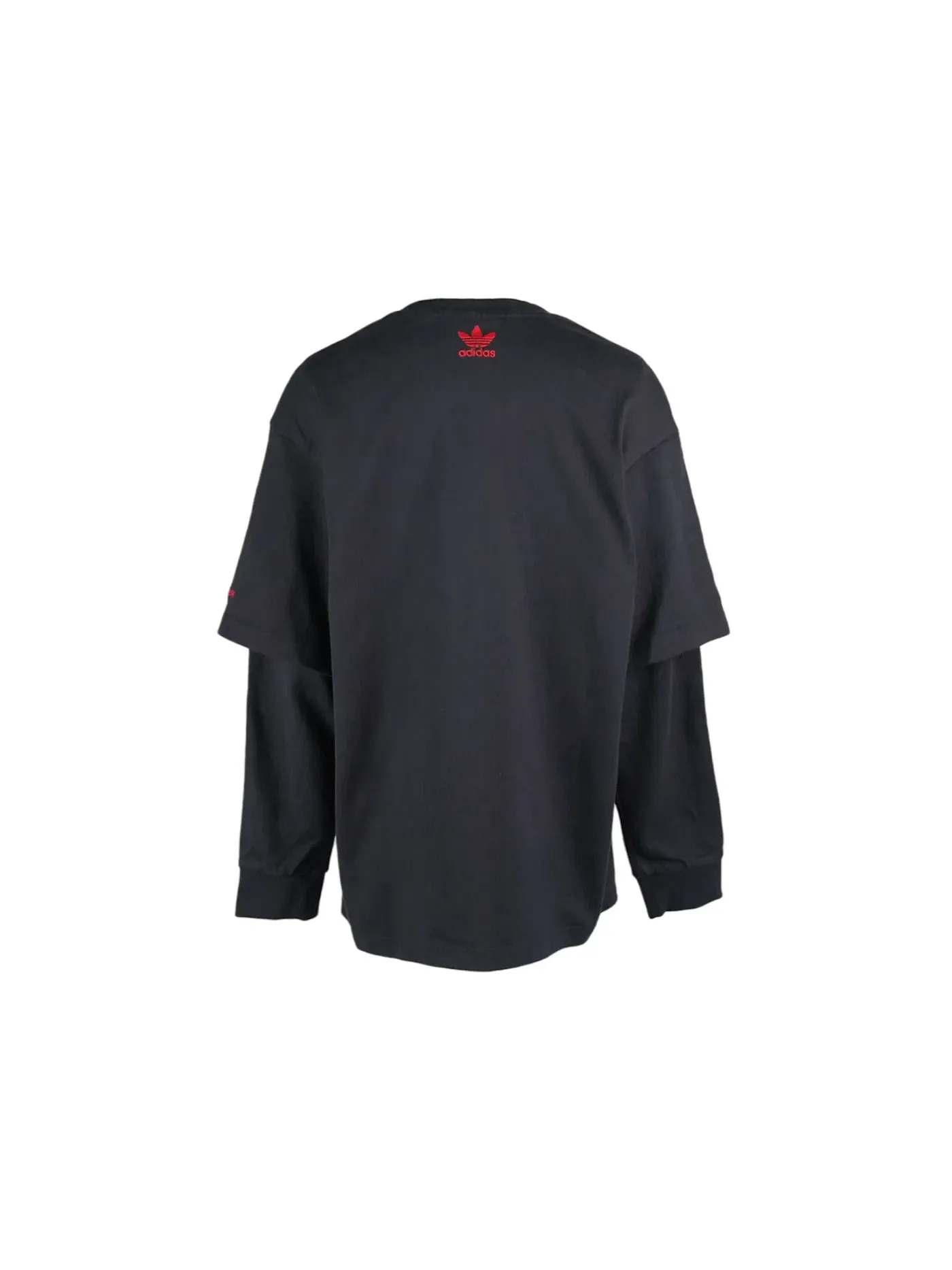 Мужская футболка с длинным рукавом Longsleeve Adidas — изображение 2 из 2, черный