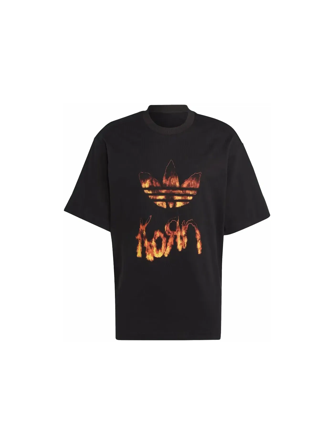 Мужская футболка с принтом Adidas x KoRn Tee Adidas — изображение 1 из 1, черный