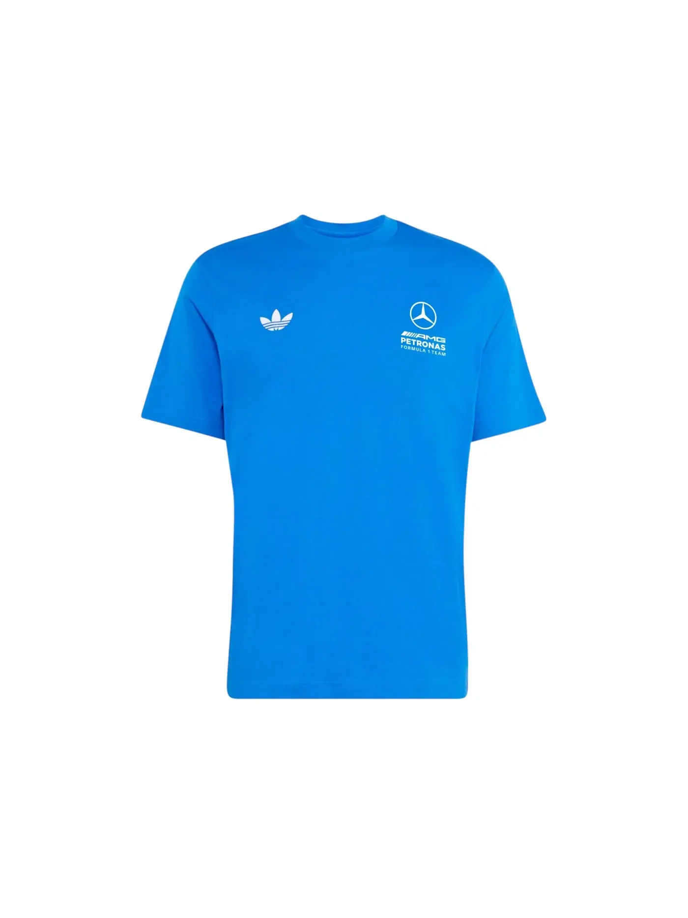 Мужская футболка с длинным рукавом Adidas x Mercedes AMG Petronas Formula 1 Team Blue Wonder Tee — изображение 1 из 1, синий