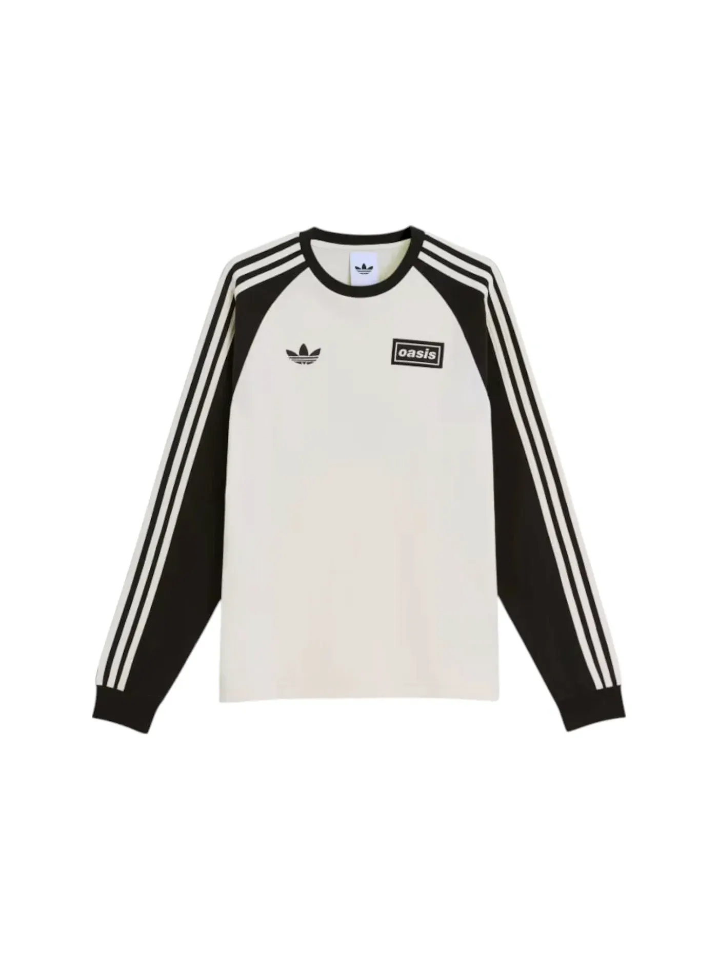 Мужская футболка с длинным рукавом с принтом Tee Adidas — изображение 1 из 2, кремовый белый