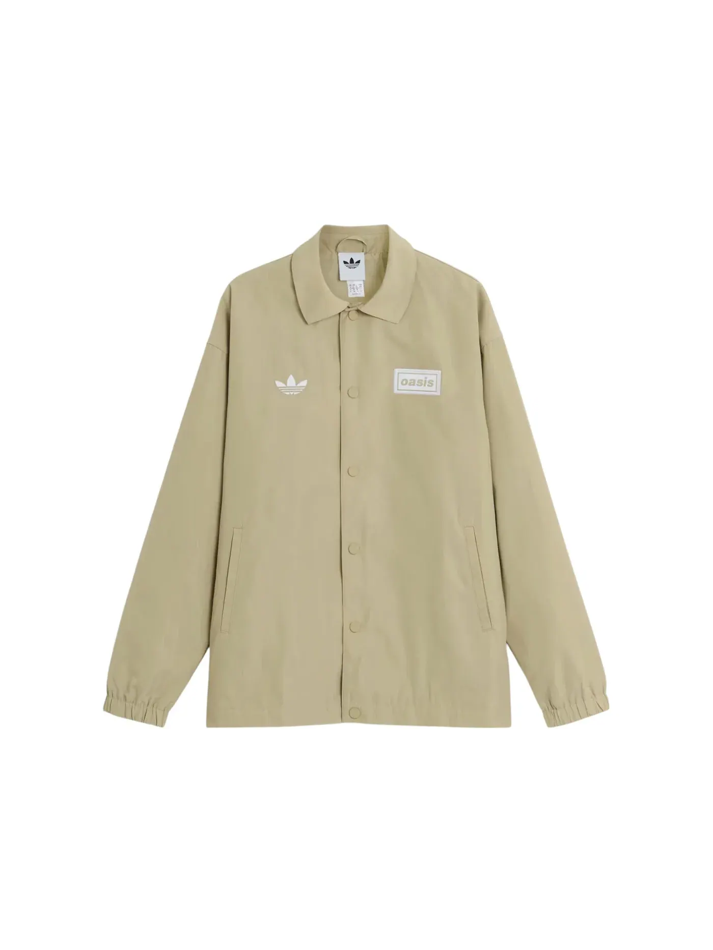 Мужская куртка-бомбер с принтом Oasis Tour Adidas — изображение 1 из 2, хаки