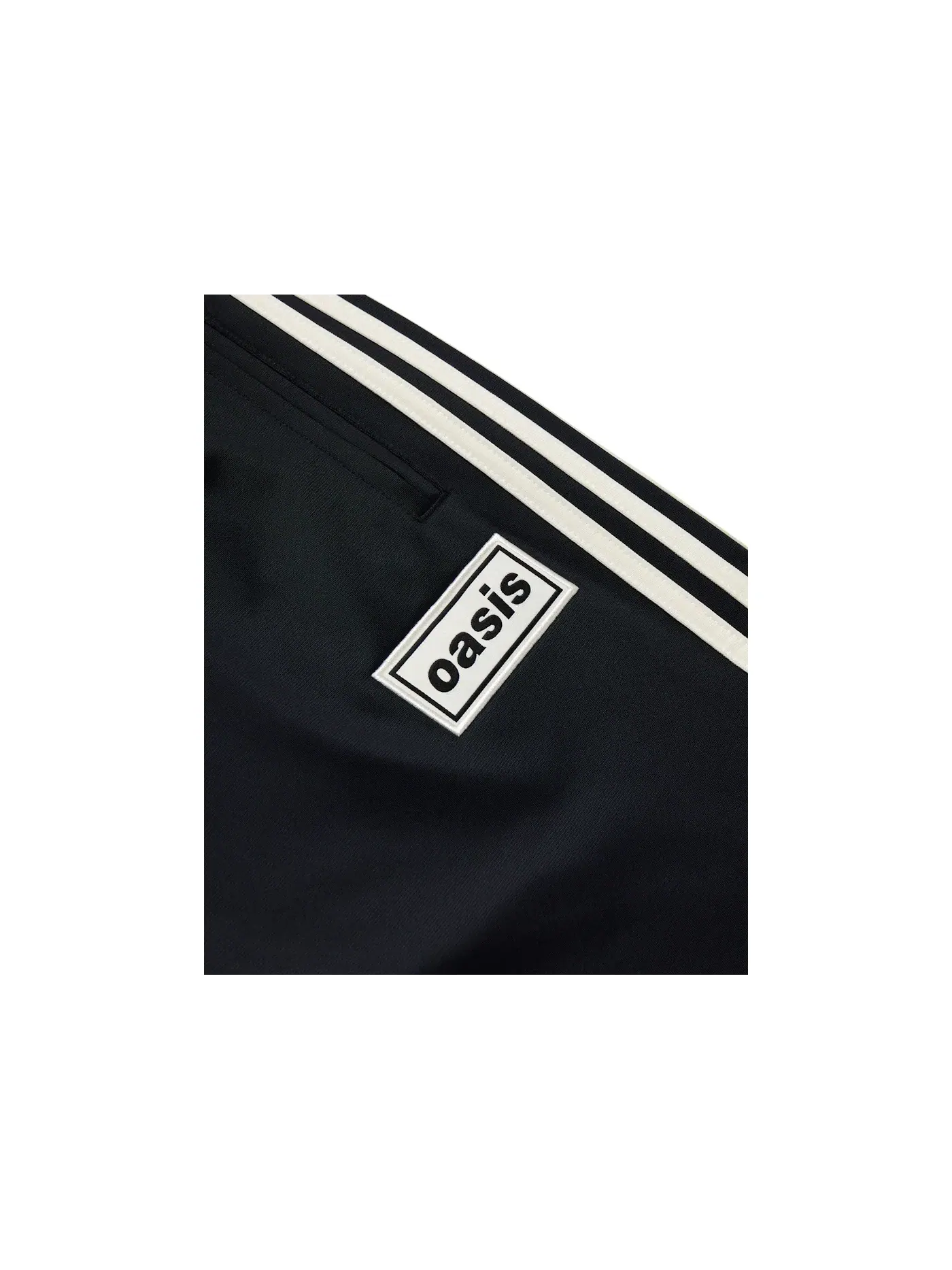 Мужские спортивные штаны Firebird с принтом Adidas x Oasis — изображение 2 из 4, черный