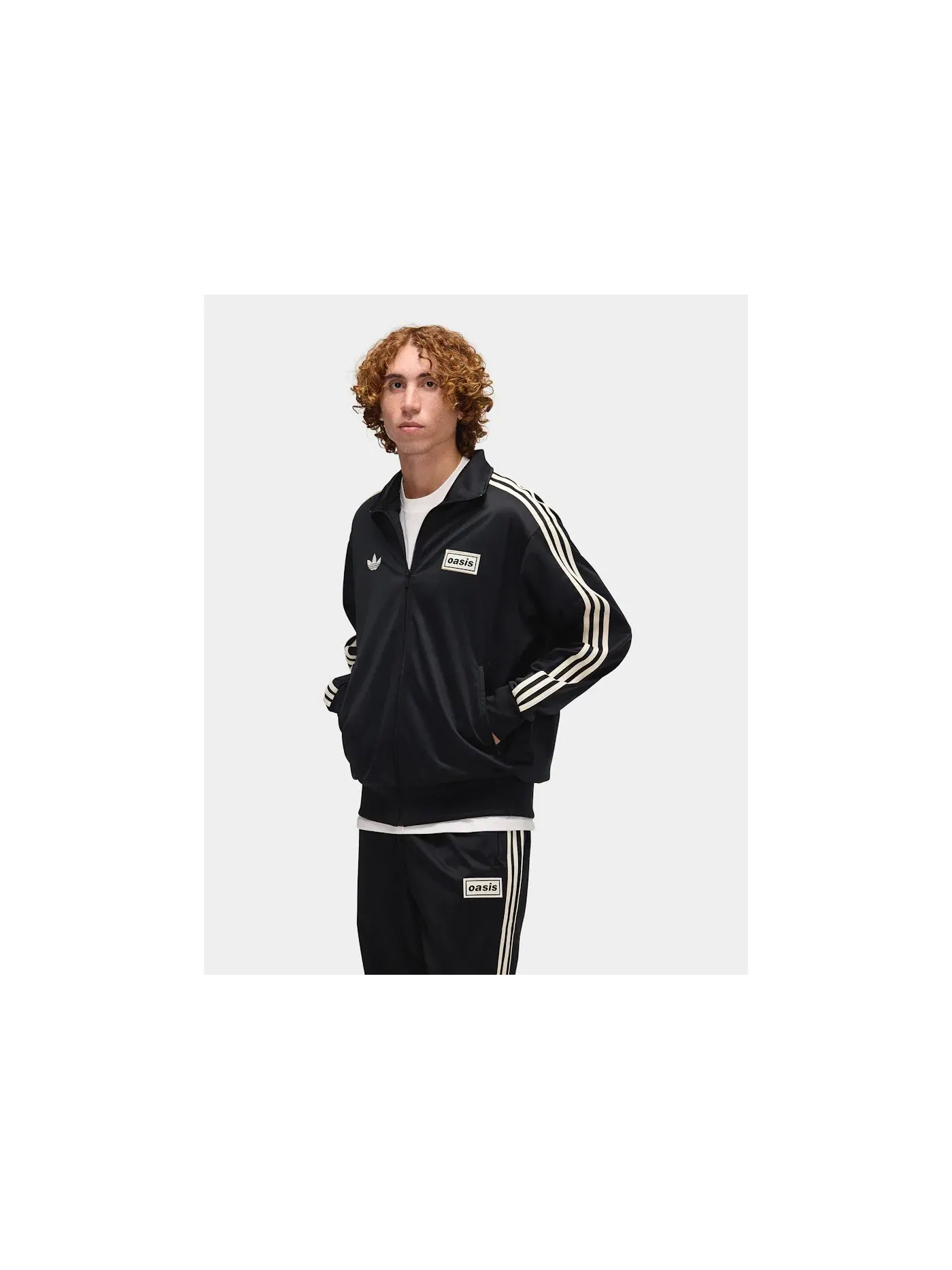 Мужская куртка с длинным рукавом Firebird Track Top Adidas — изображение 3 из 5, черный