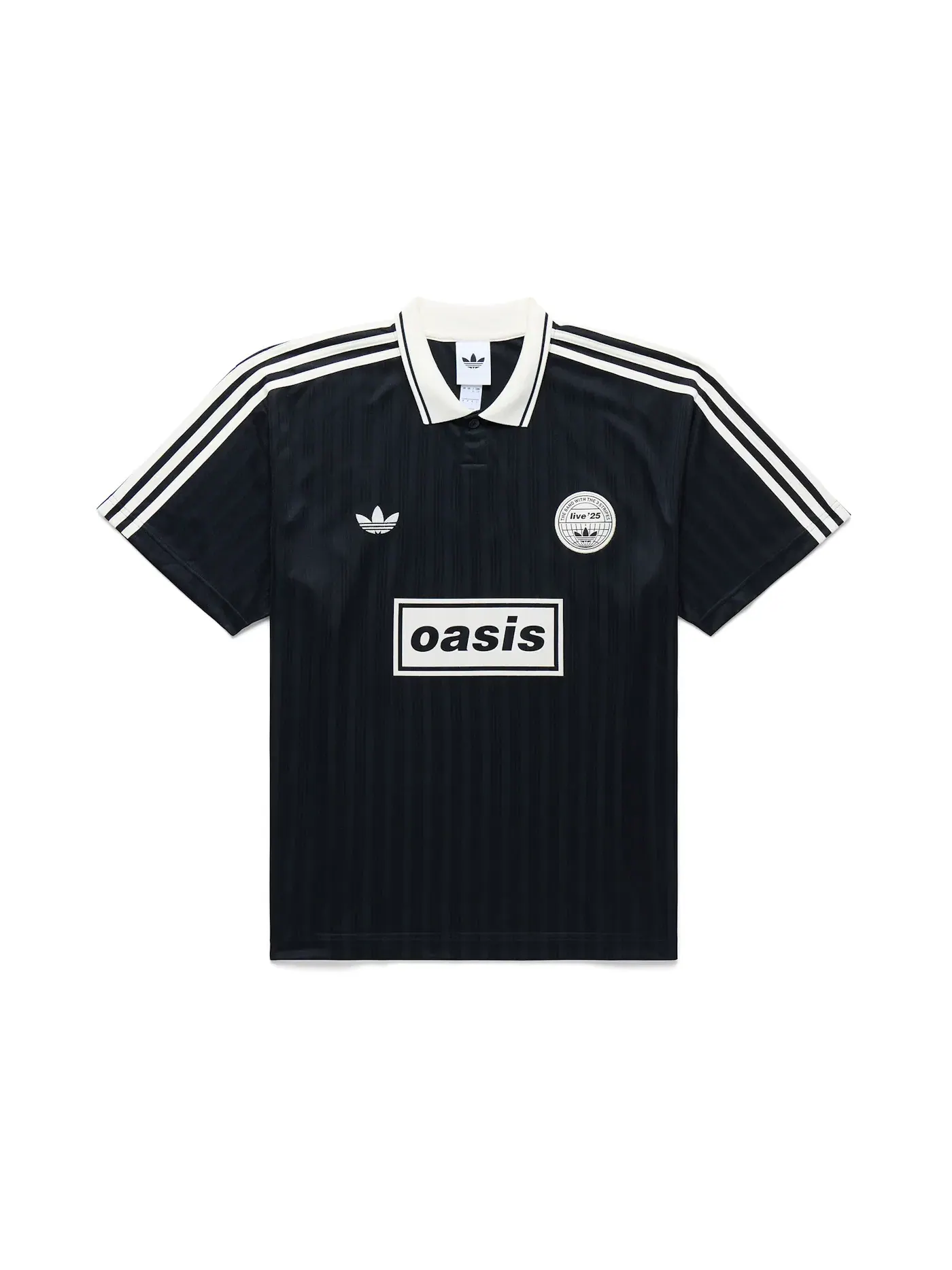 Мужская джерси с жаккардовым узором Adidas Jersey — изображение 1 из 6, черный
