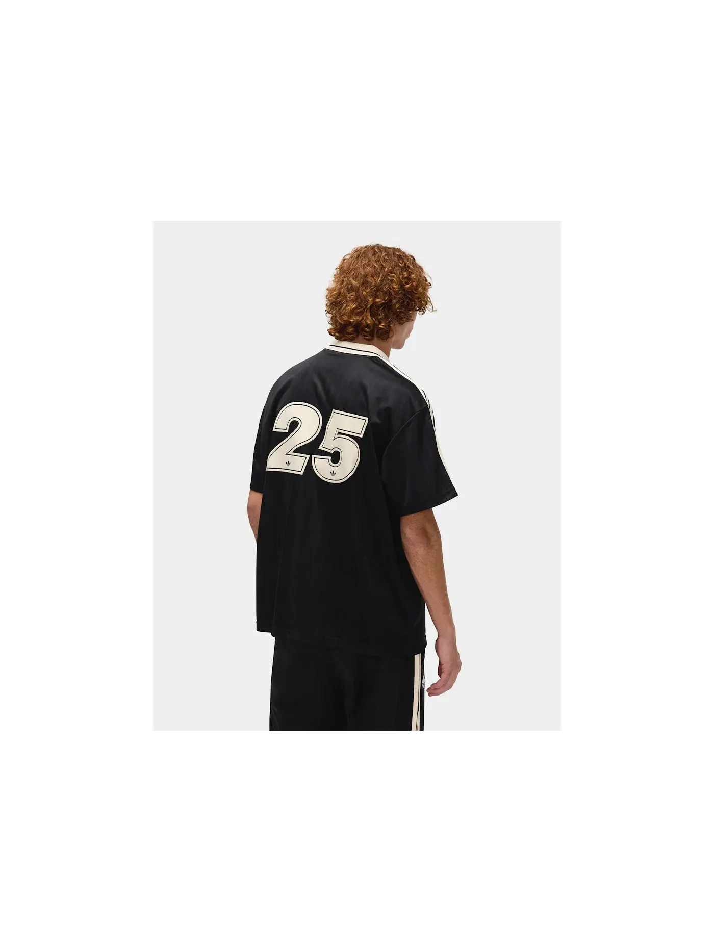 Мужская джерси с жаккардовым узором Adidas Jersey — изображение 5 из 6, черный