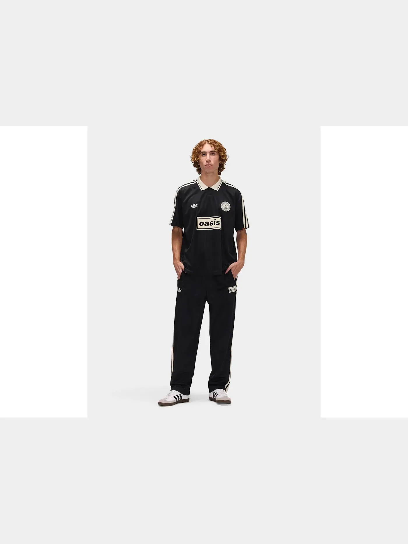 Мужская джерси с жаккардовым узором Adidas Jersey — изображение 6 из 6, черный