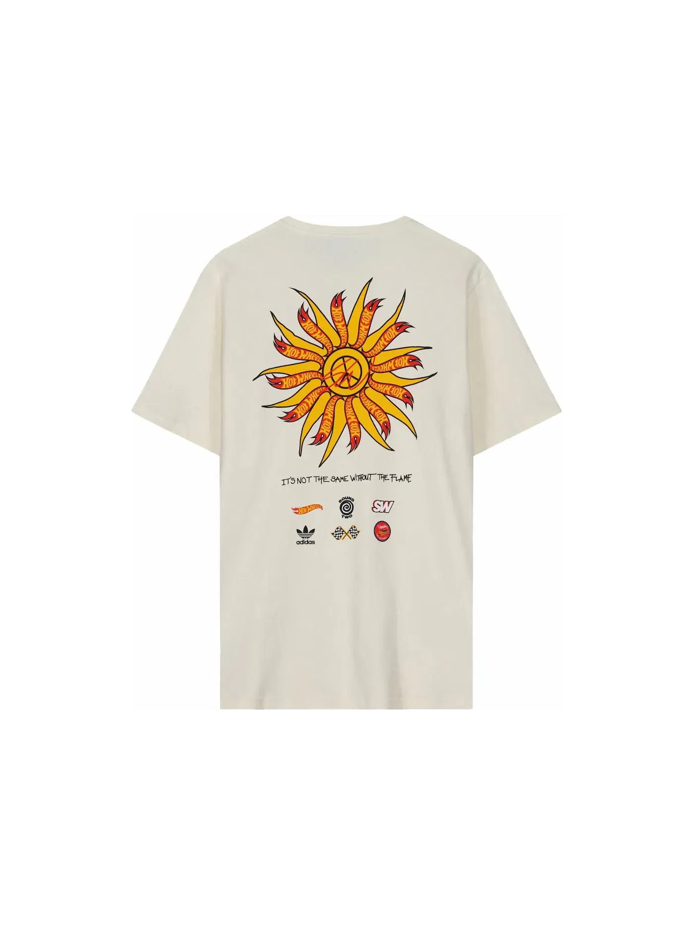Мужская футболка с принтом Adidas x Sean Wotherspoon x Hot Wheels Tee Adidas — изображение 1 из 2, белый кремовый белый