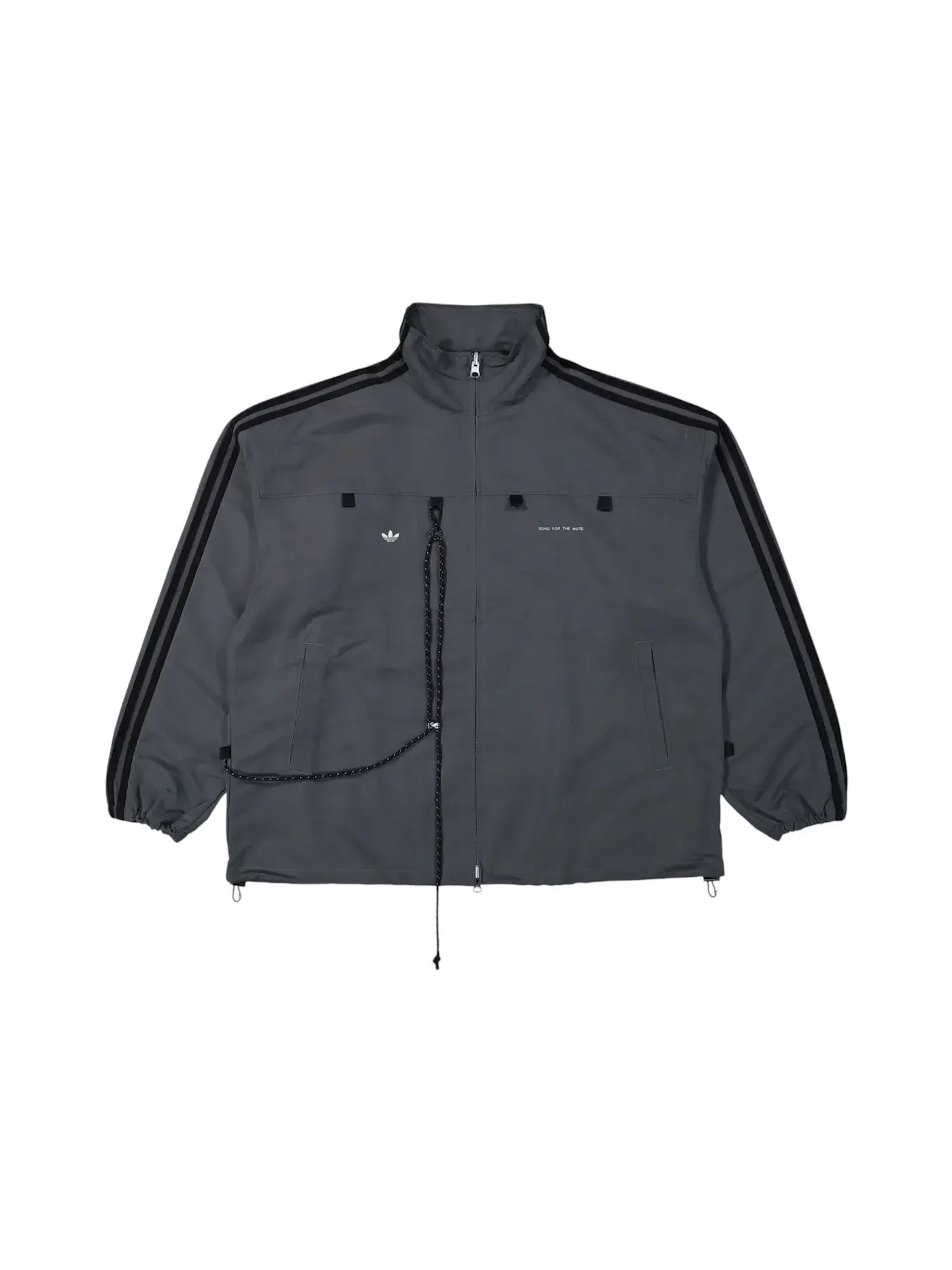 Мужская куртка-тренч модель Track Jacket Adidas — изображение 1 из 2, серый