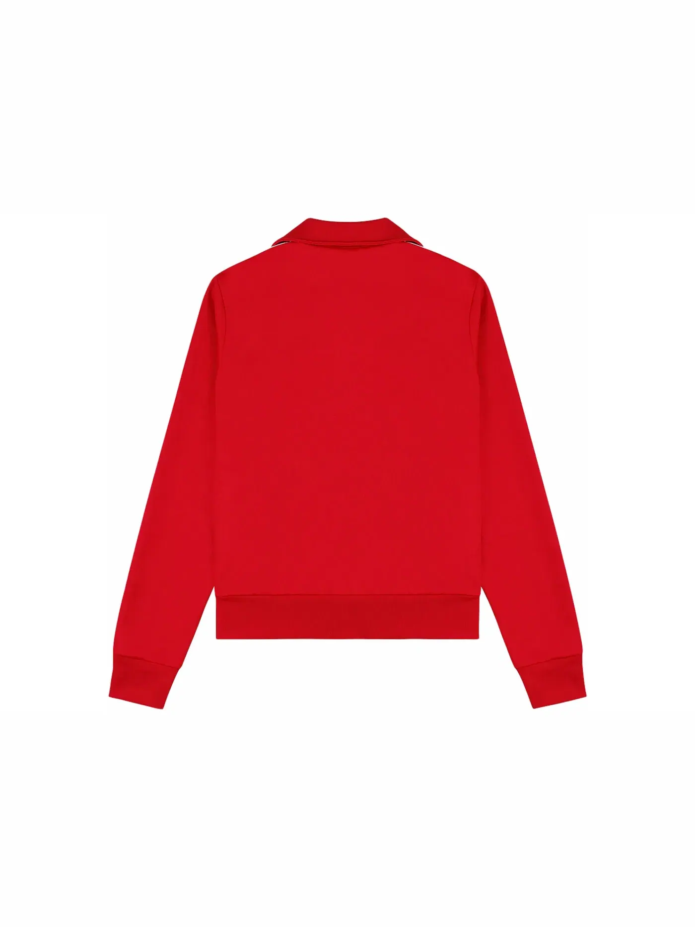 Женская куртка с четверть-застежкой-молнией Adidas — изображение 2 из 2, красный/белый