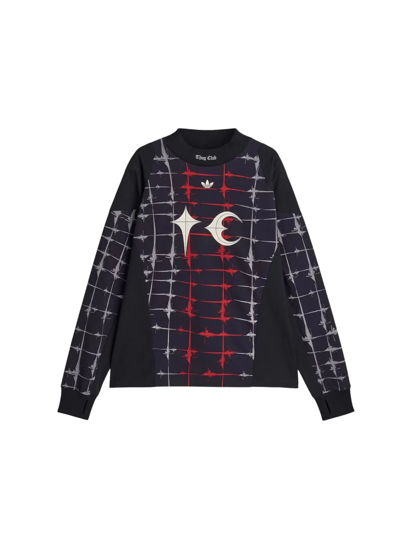 Мужская футболка с длинным рукавом Adidas x Thug Club Goalie L/S T-shirt — изображение 1 из 2, черный